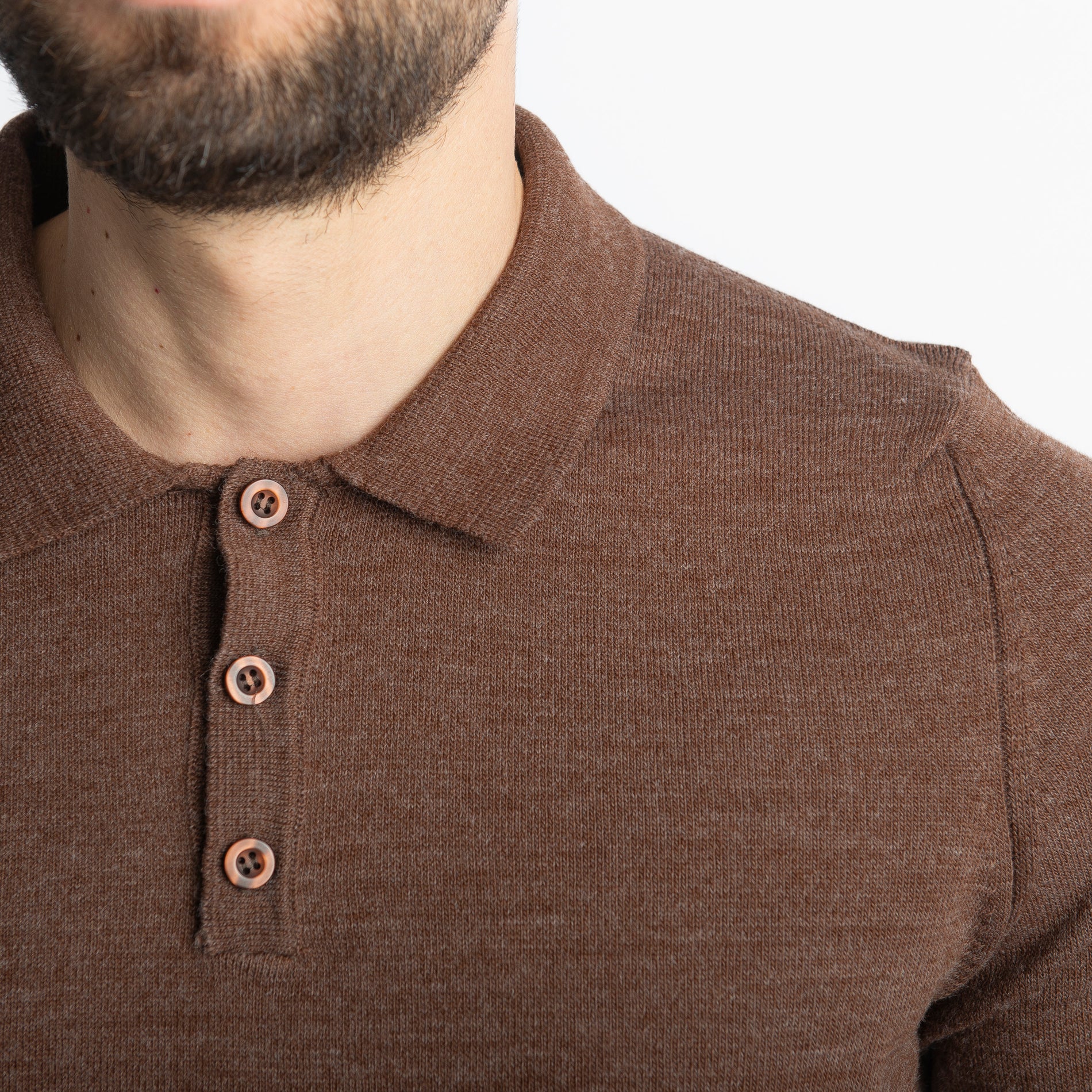 Polo Lana Merinos Moro