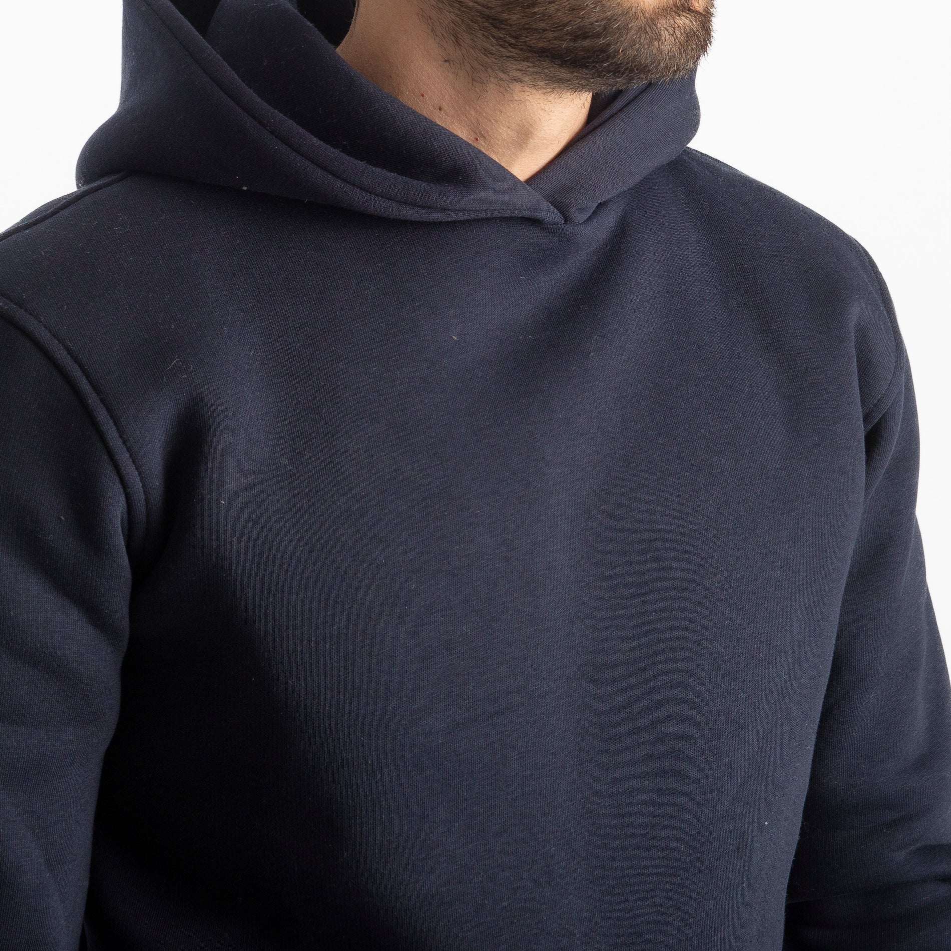 Felpa Uomo Con Cappuccio 0310 Blu Notte