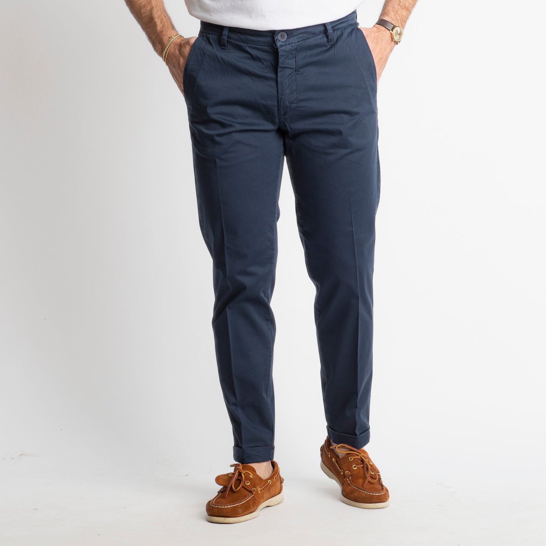 Pantalone Chino Blu