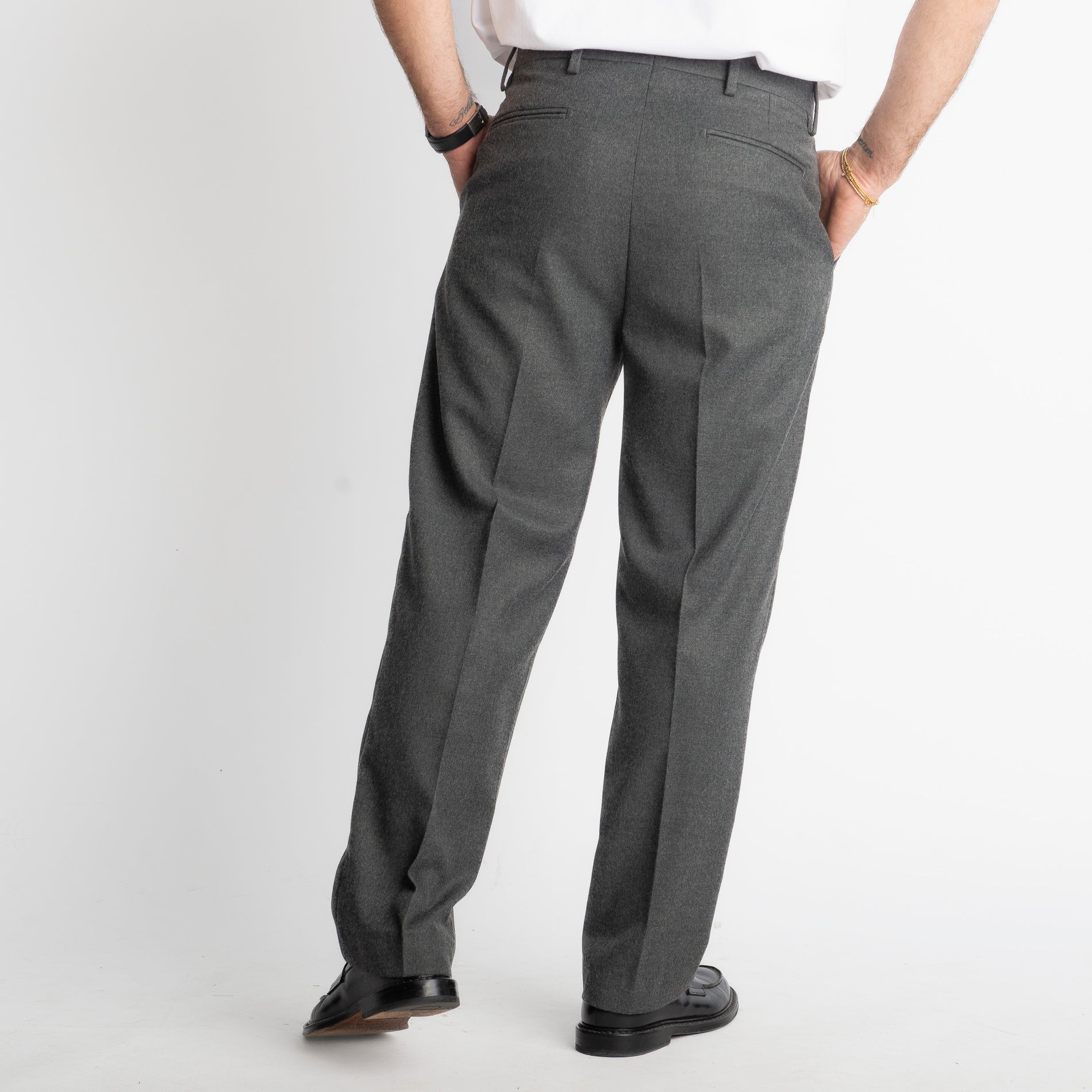 Pantalone Fondo Ampio Beverly TO8015 Grigio