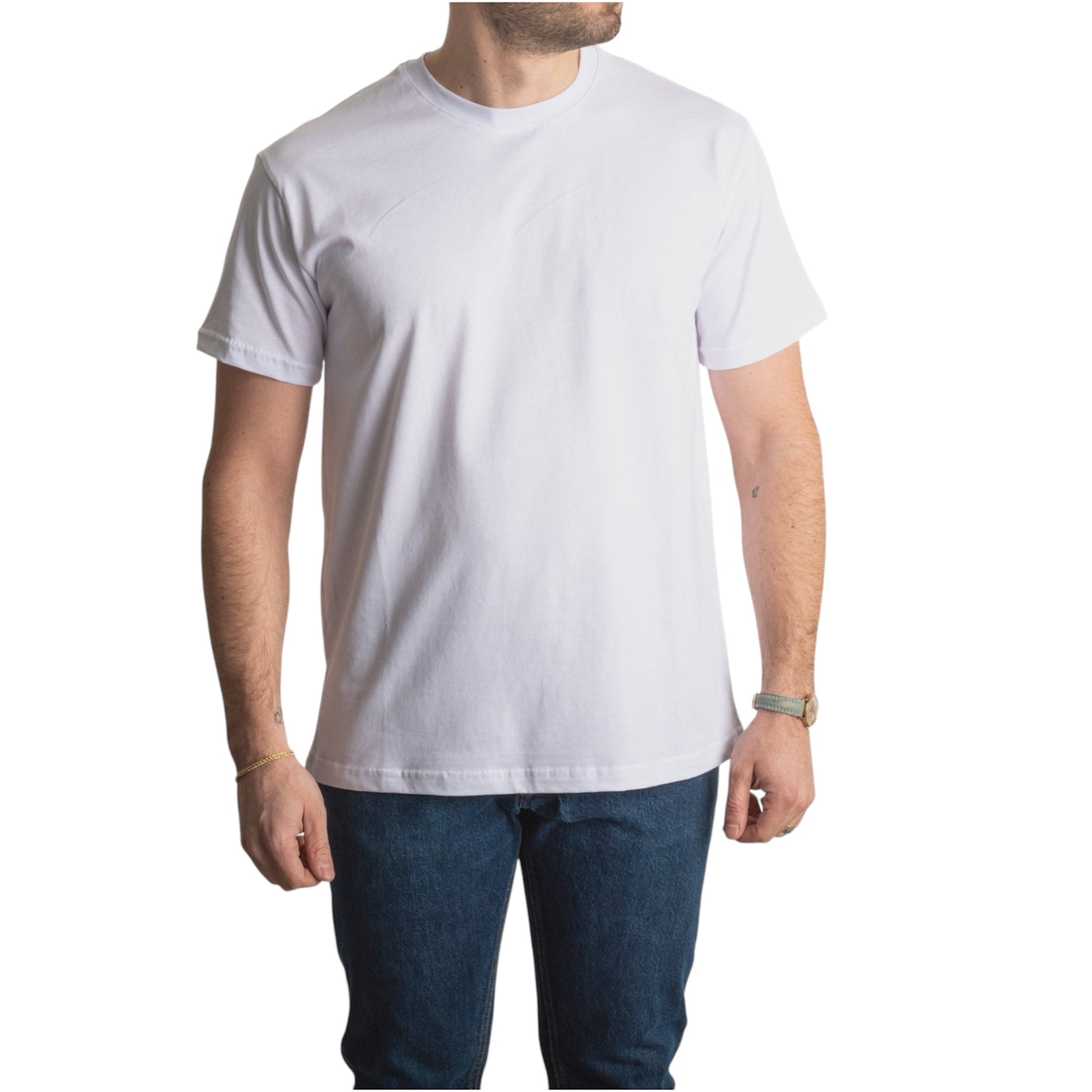 T-Shirt Sotto Giacca TS-398 Bianco