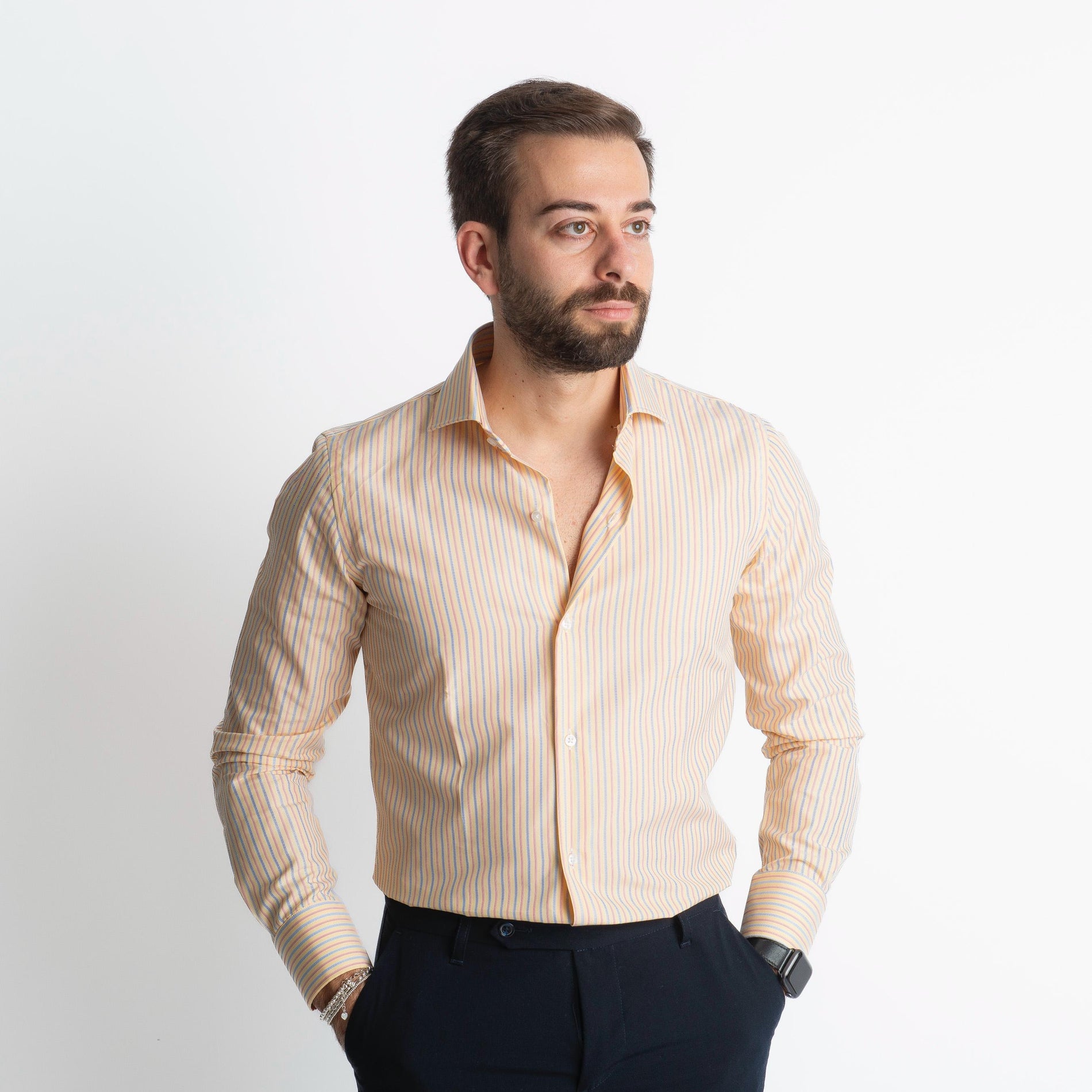 Camicia Old Money 4229 Gialla
