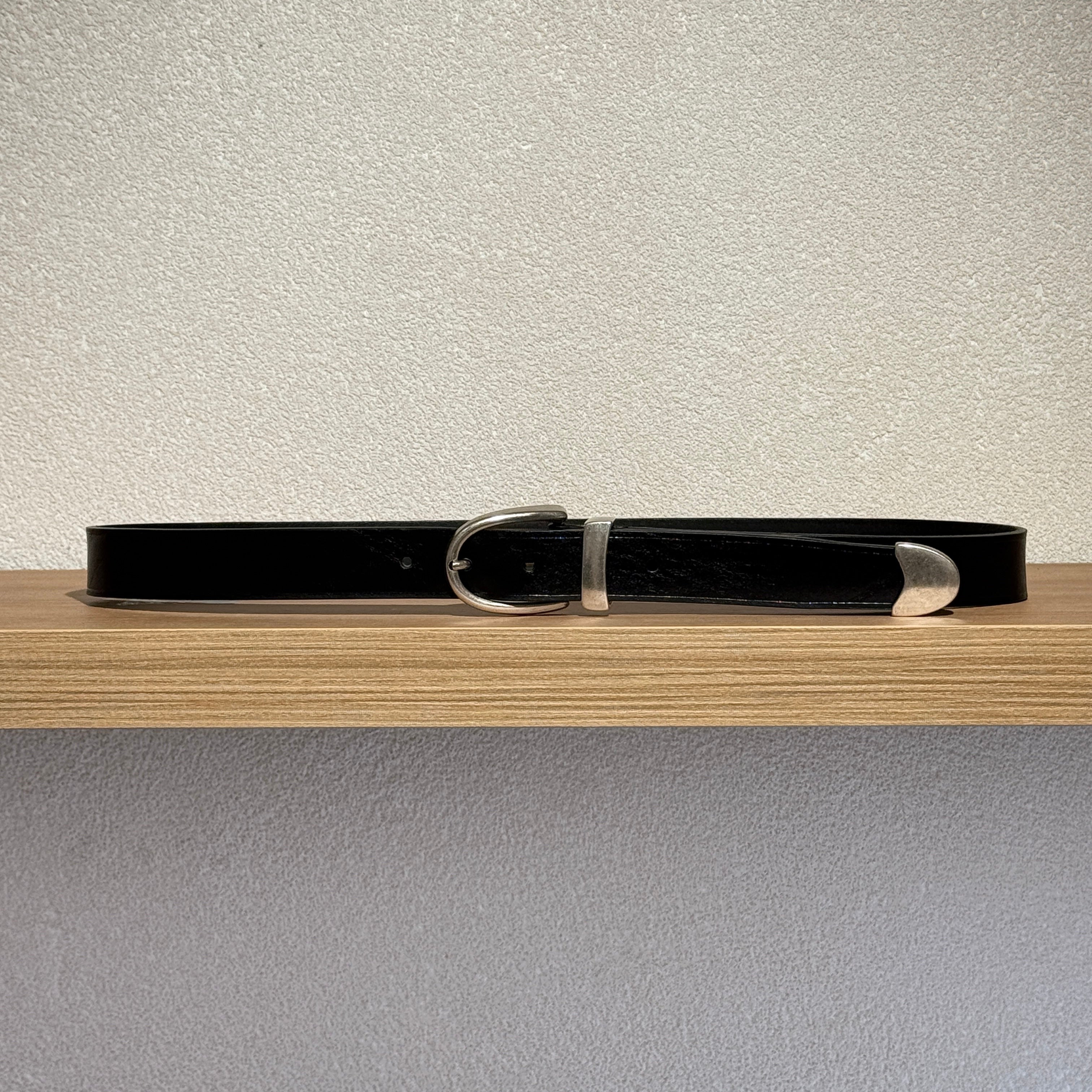 Cintura in Cuoio Trittico Nero