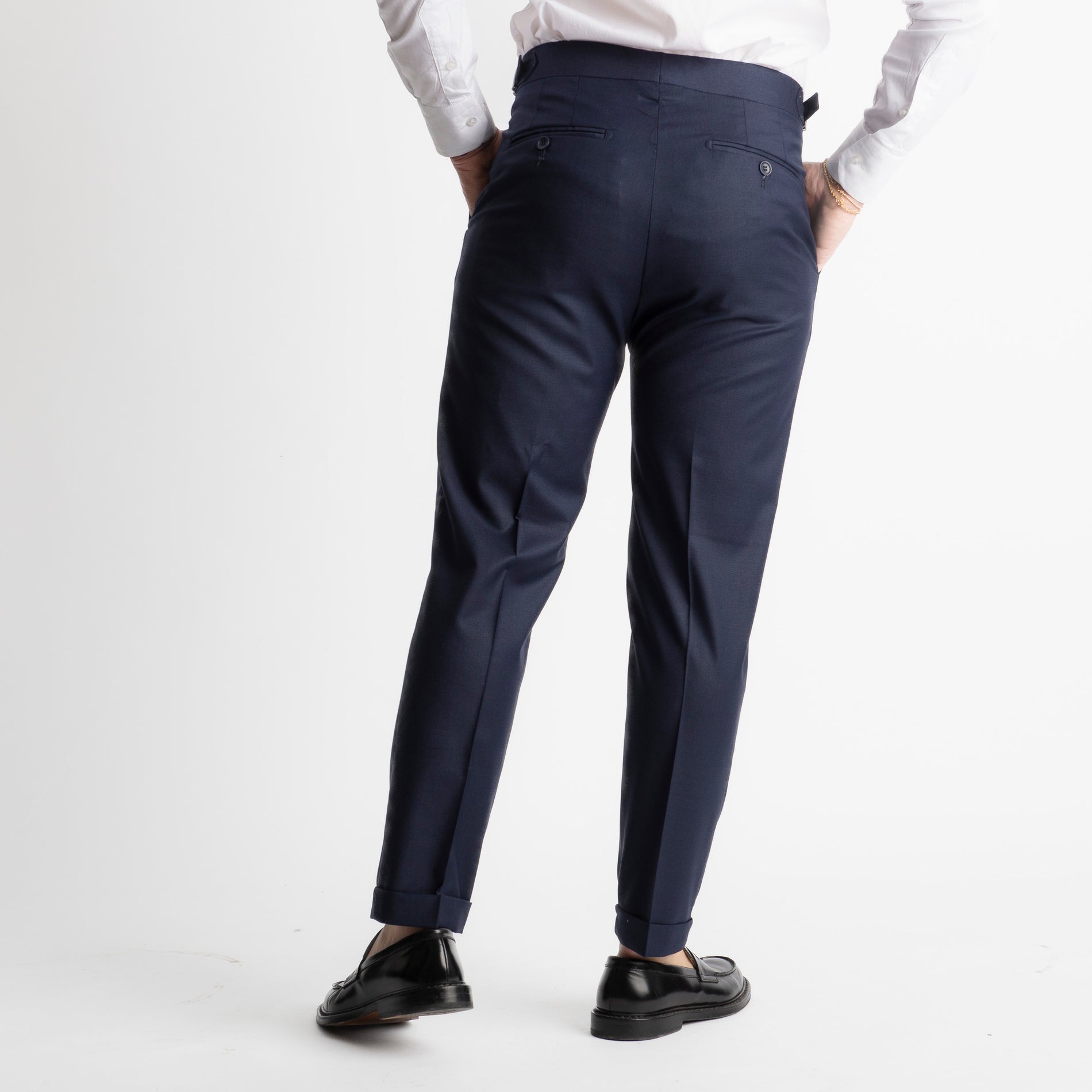 Pantalone Tasmania Morositas Doppia Fibbia Blu