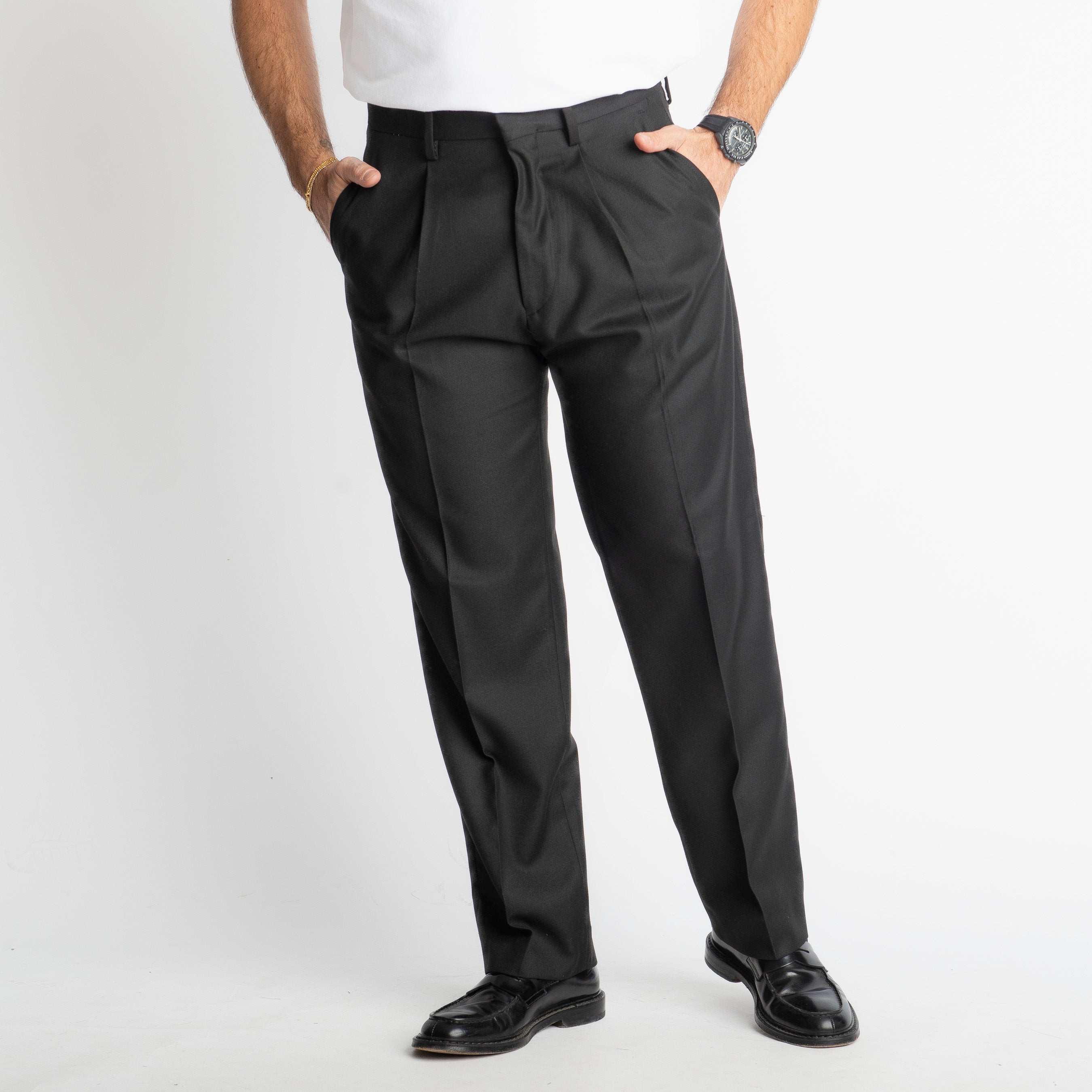 Pantalone Fondo Ampio Beverly TO8015  Nero