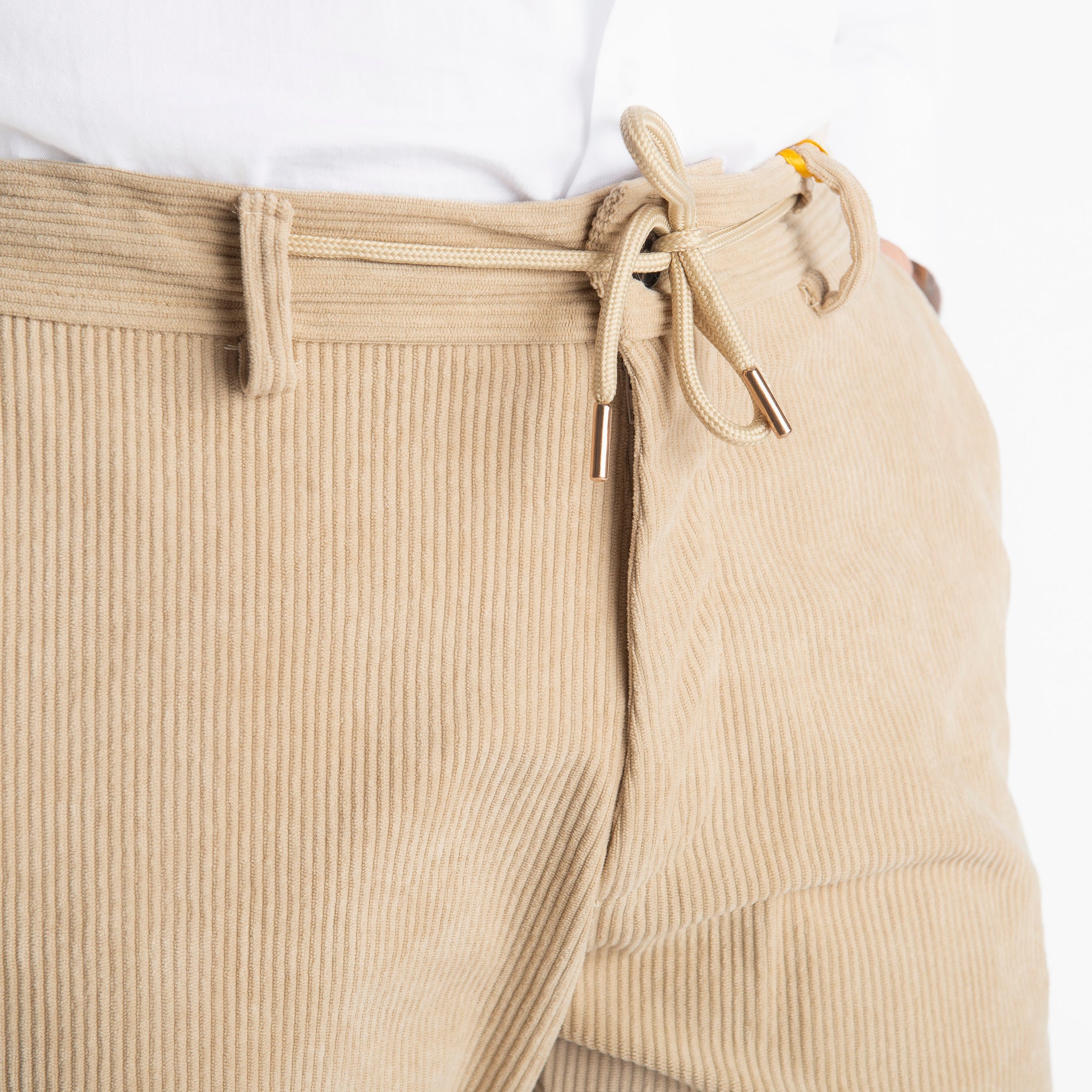 Pantalone Ischia Velluto a Coste Beige