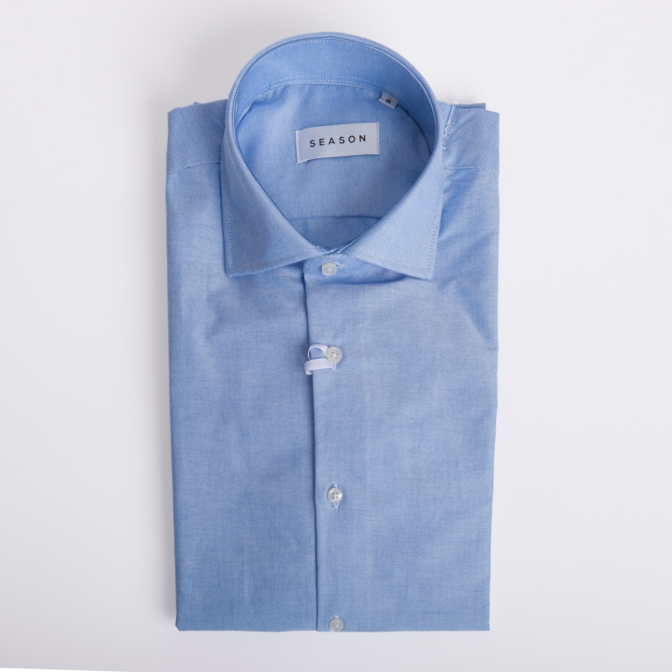 Camicia Oxford Doppio Ritorto Celeste