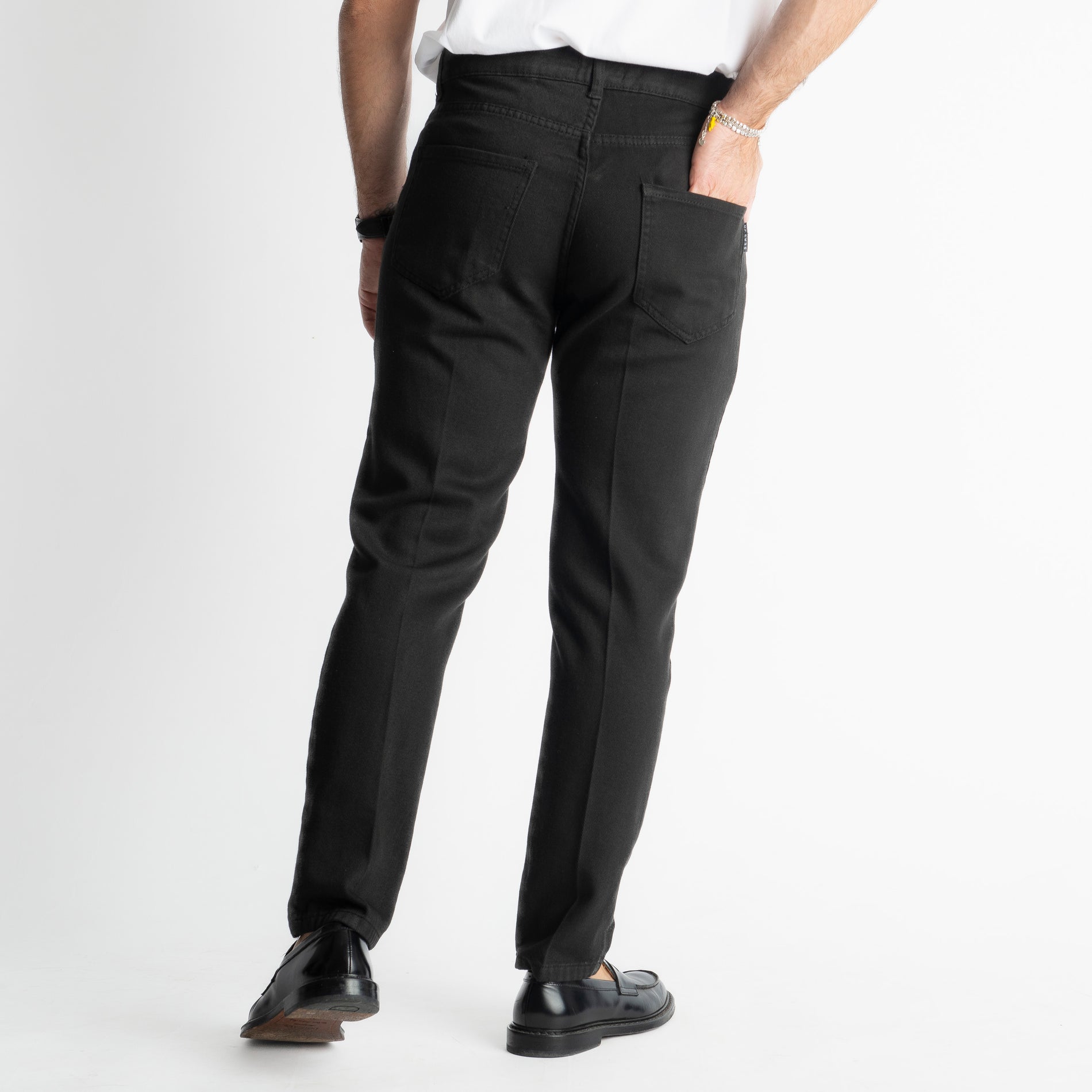 Pantalone Cinque Tasche Nero