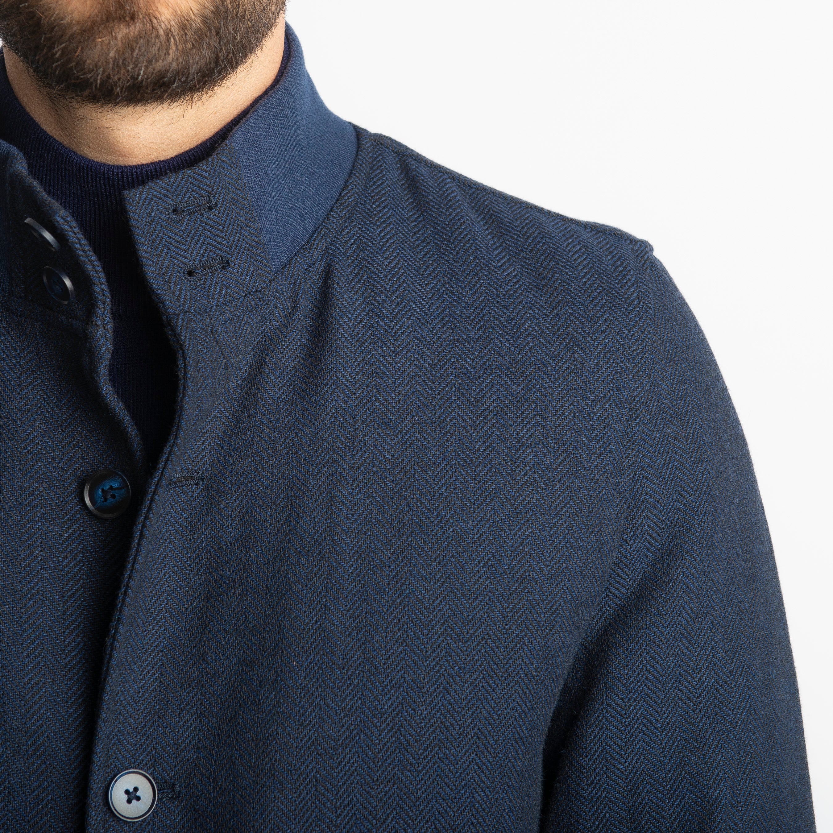 Giubbotto Polo Spigato Blu