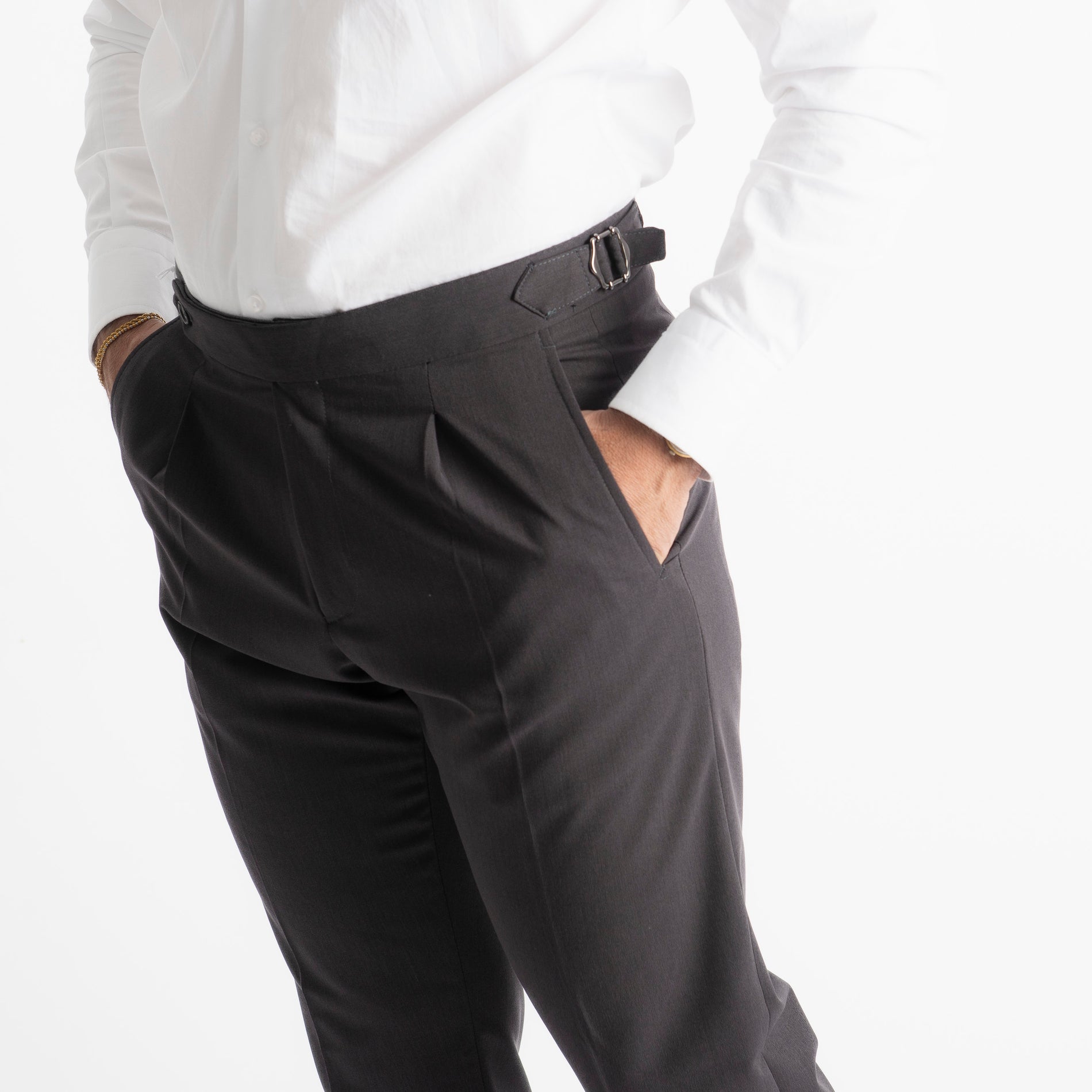 Pantalone Miller doppia Fibbia Grigio