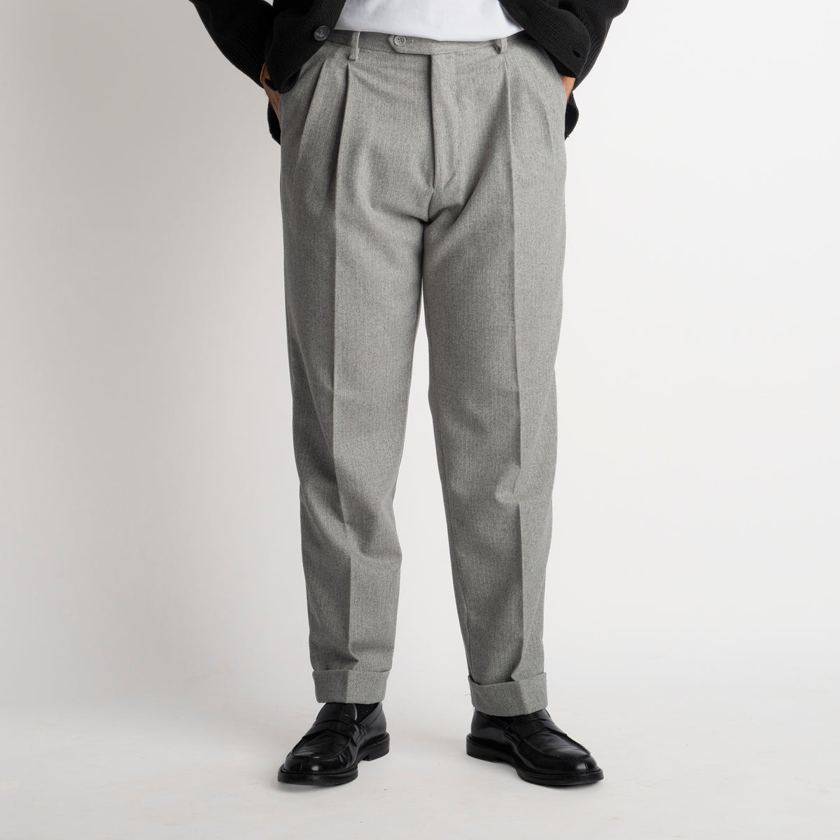 Pantalone Mecenate TO8033 in Lana Grigio