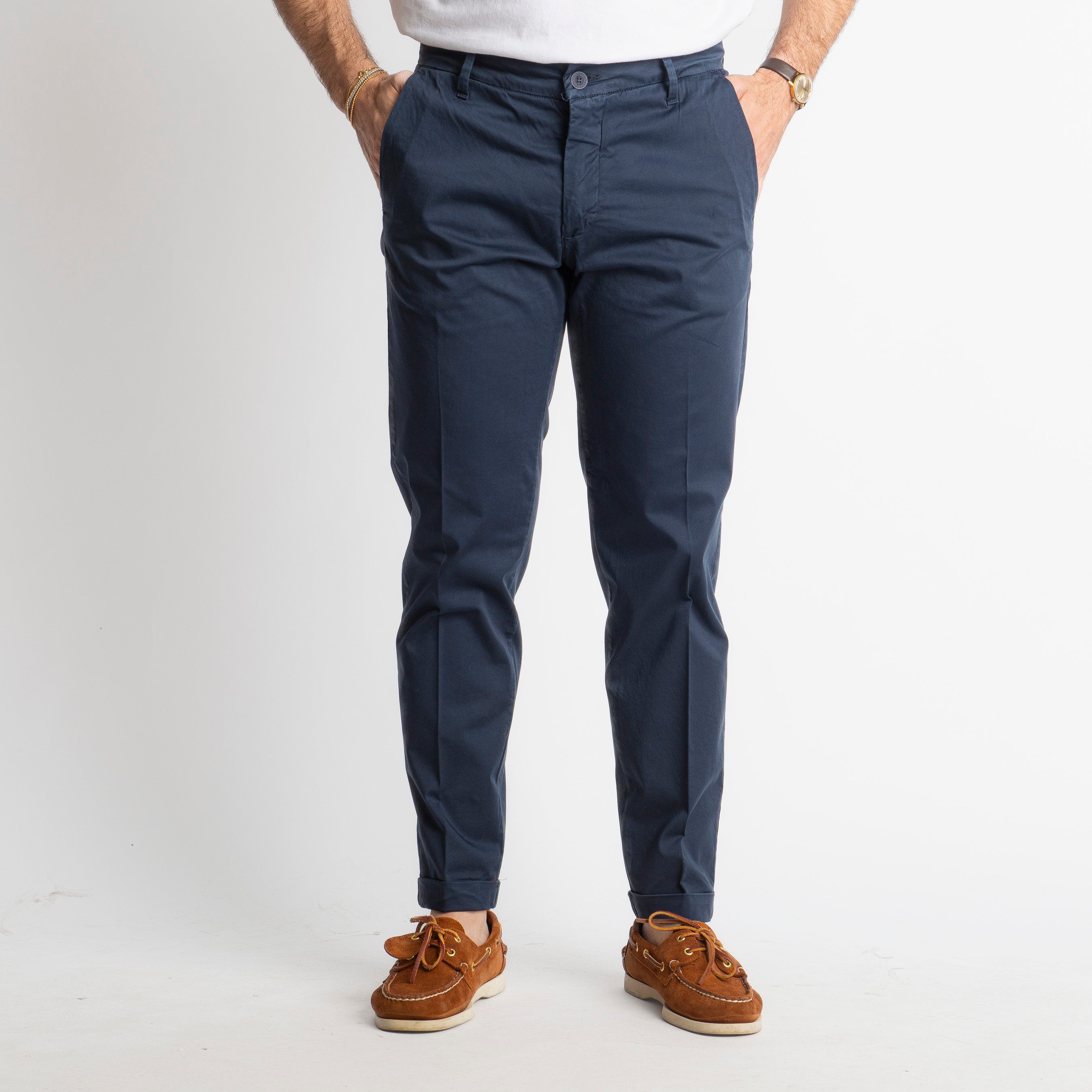 Pantalone Chino Blu
