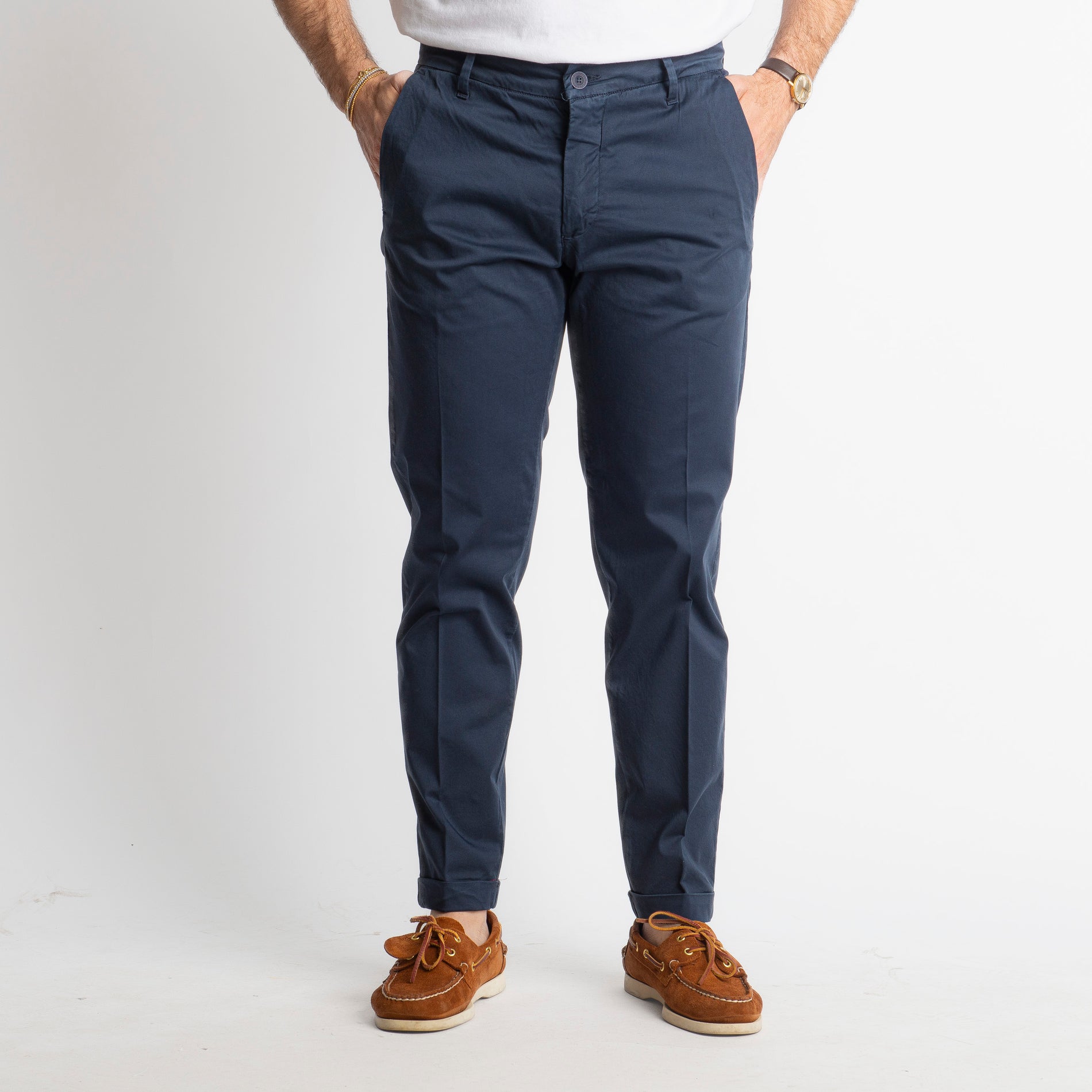 Pantalone Chino Blu