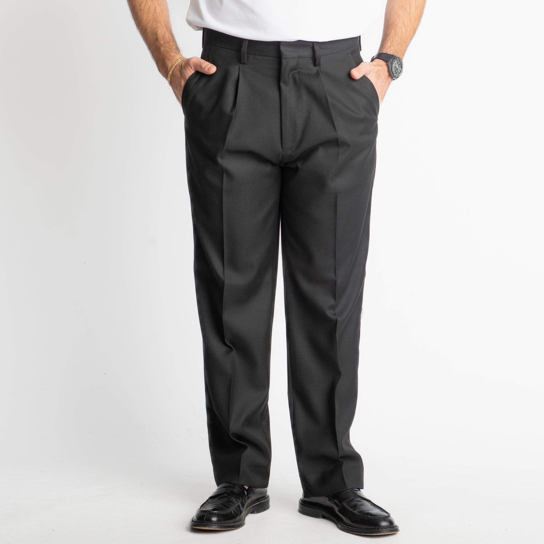 Pantalone Fondo Ampio Tennesse TO8015 Nero
