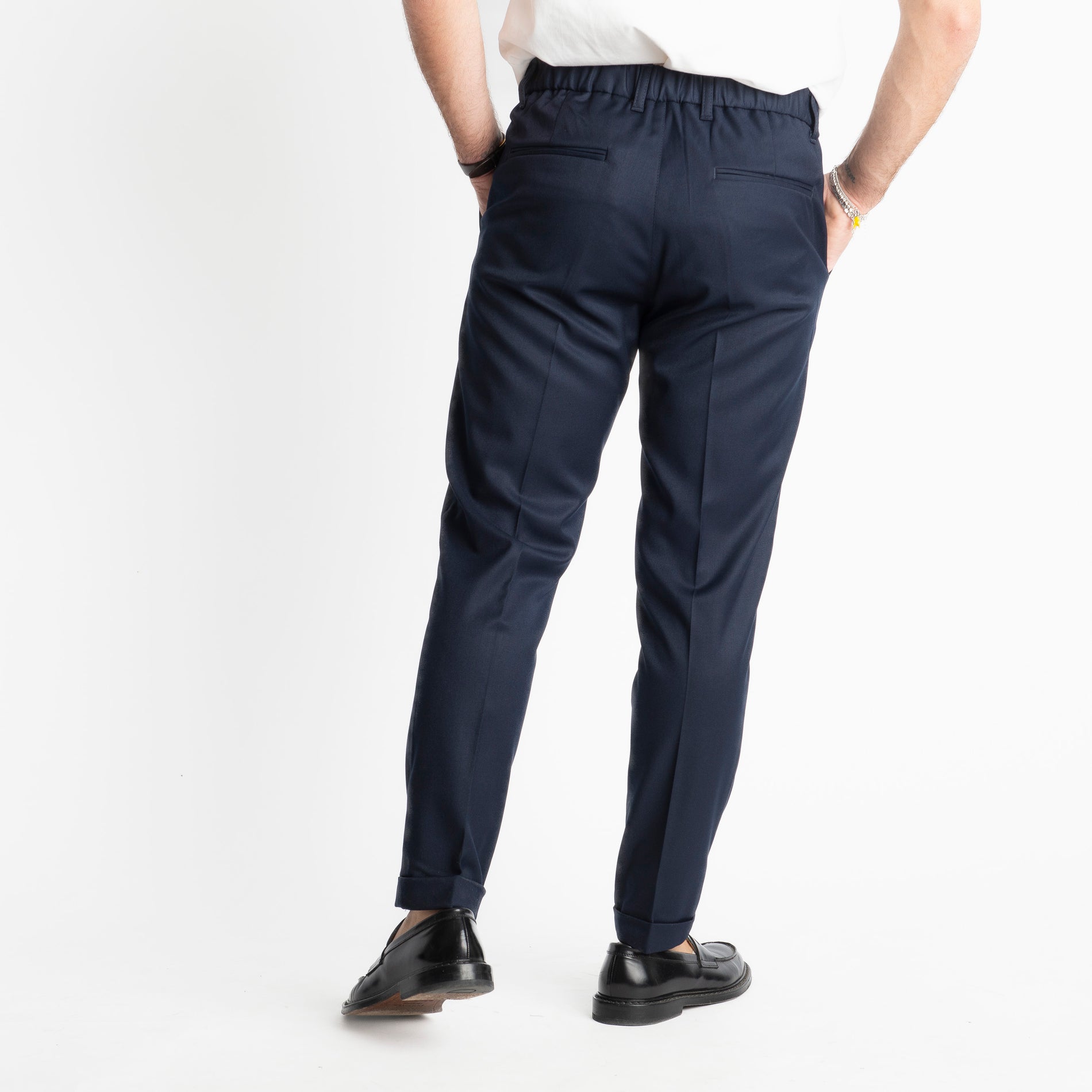 Pantalone Tennese Mezza Molla TO8007 Blu