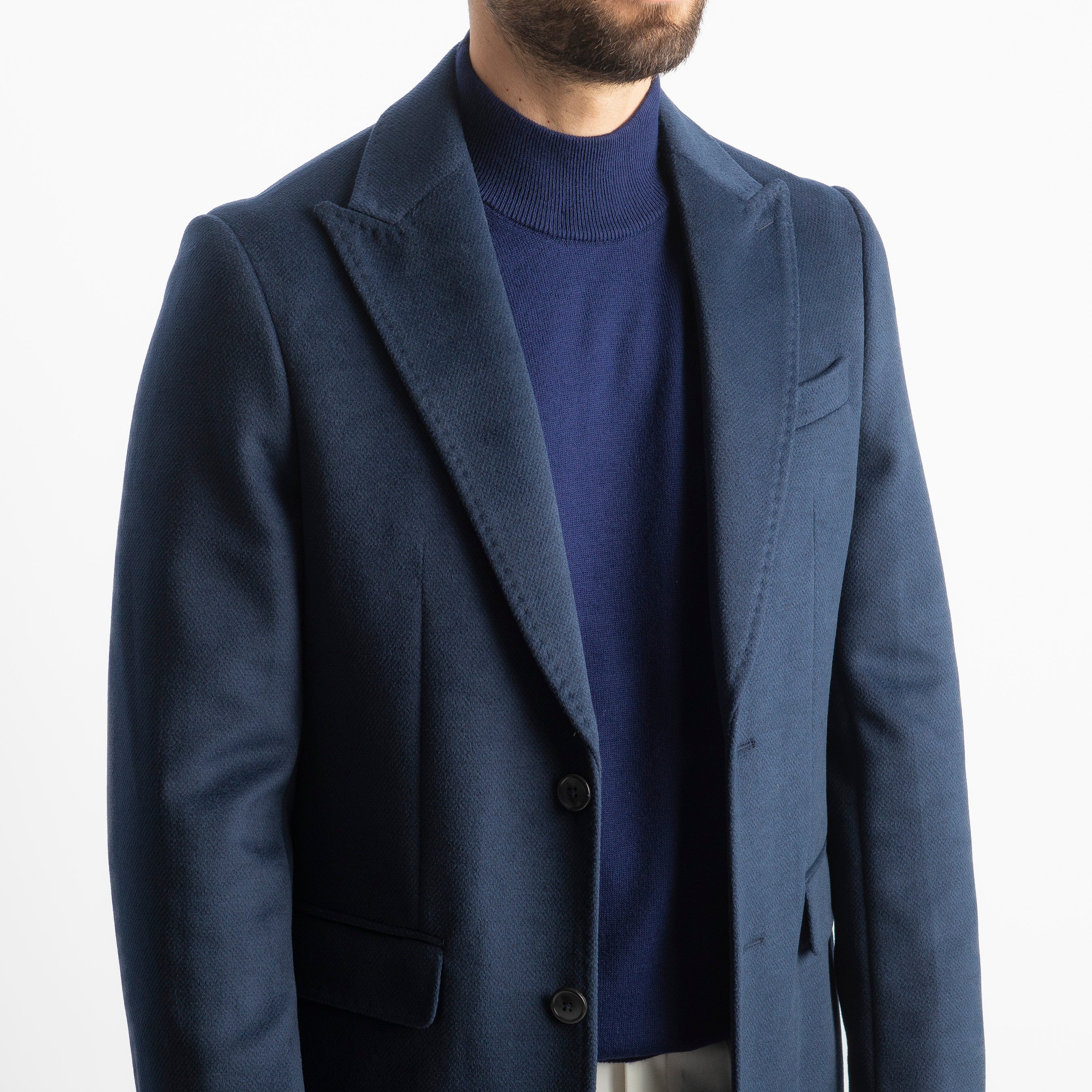 Cappotto Uomo DF18 Blu