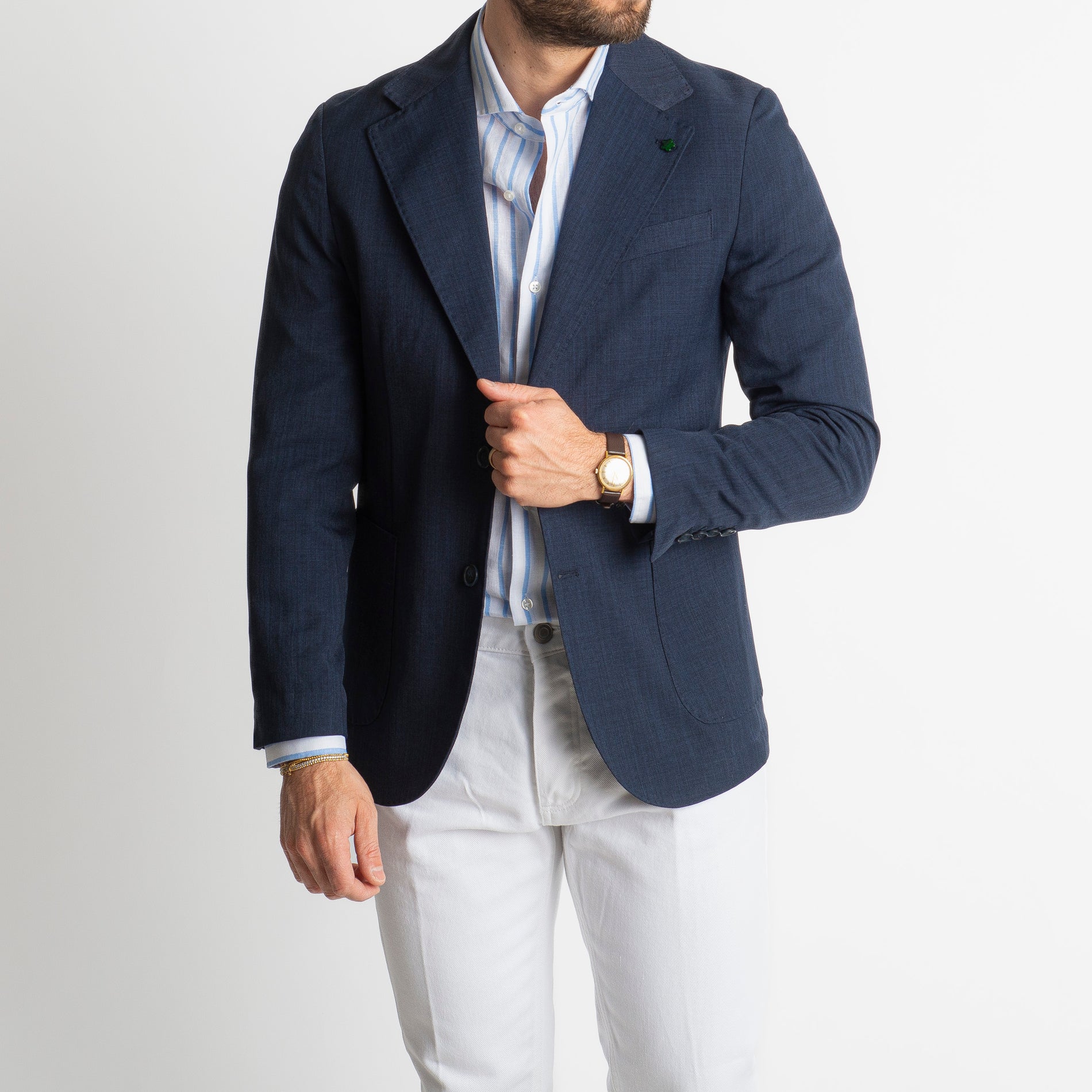 Giacca Capri Monopetto Blu