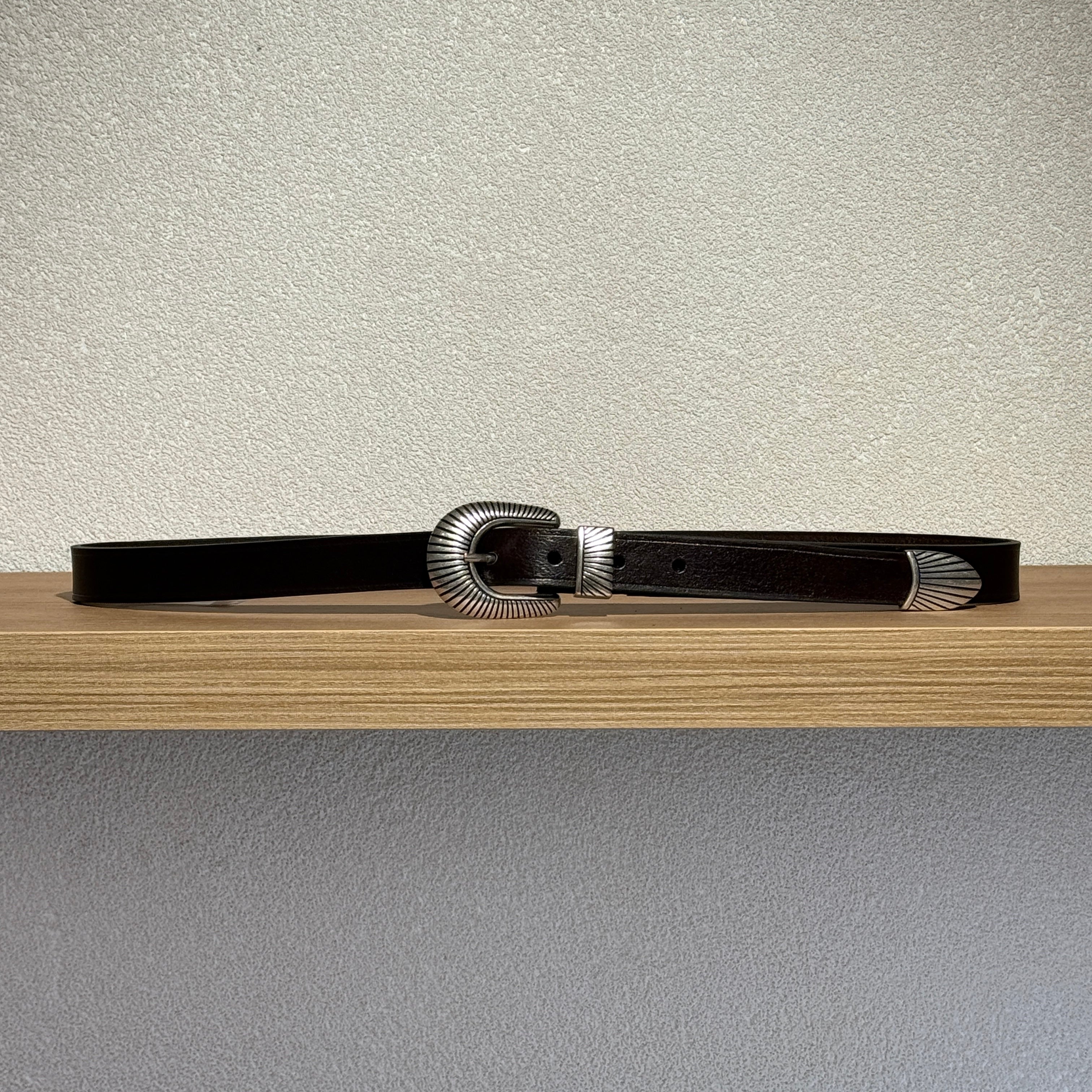 Cintura Texana in Cuoio Trittico Testa di Moro