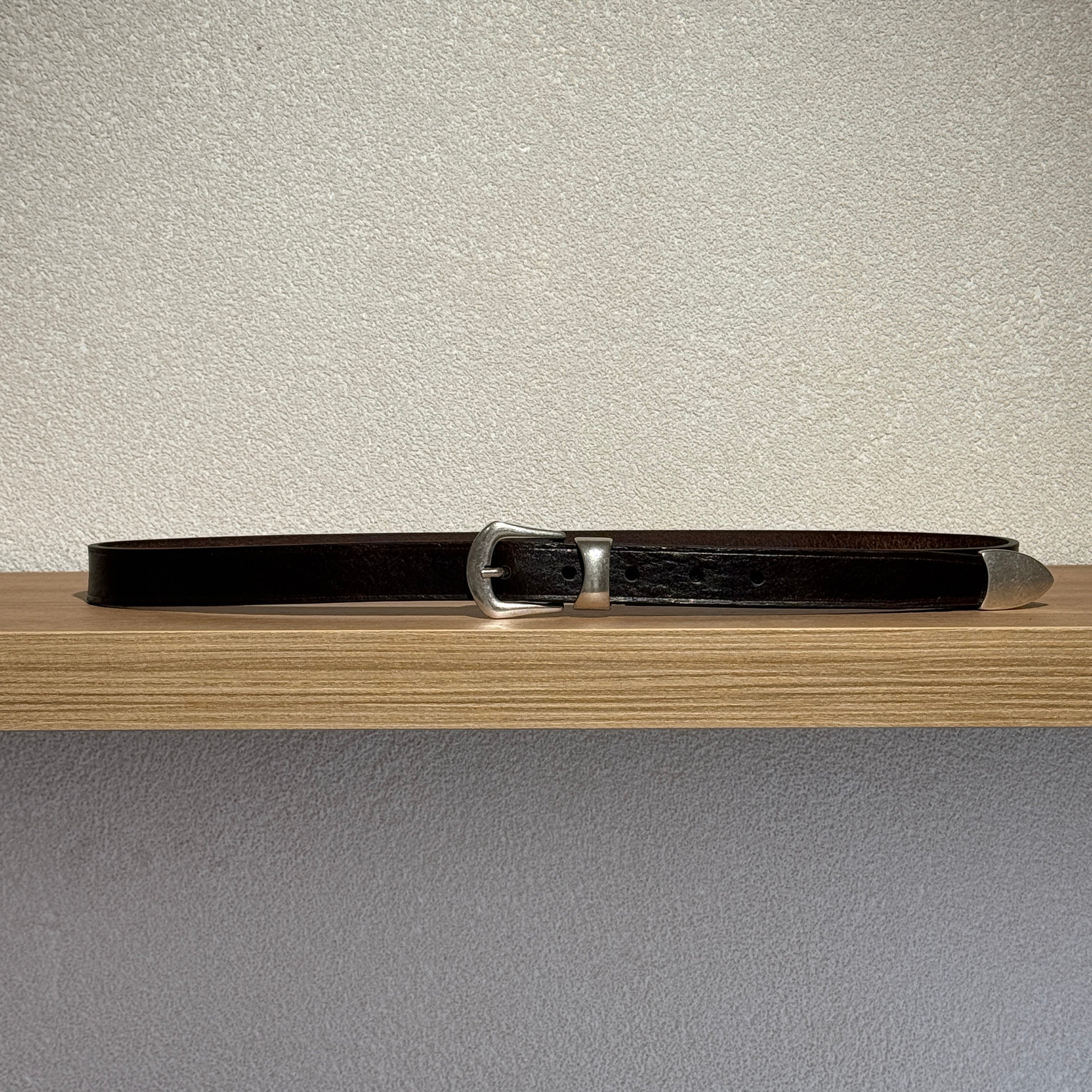 Cintura in Cuoio Trittico Nero