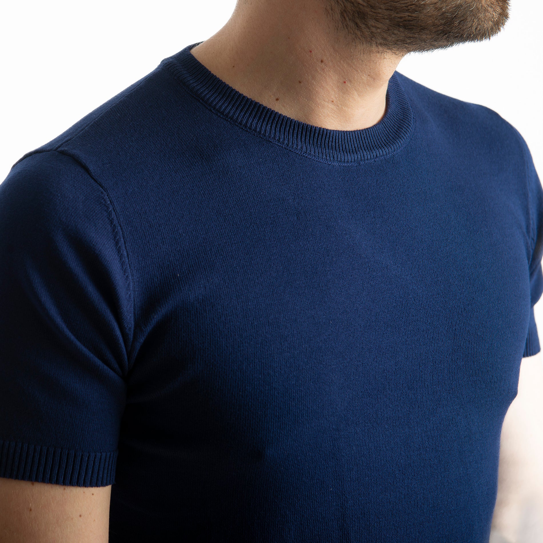 T-shirt in Maglia Blu