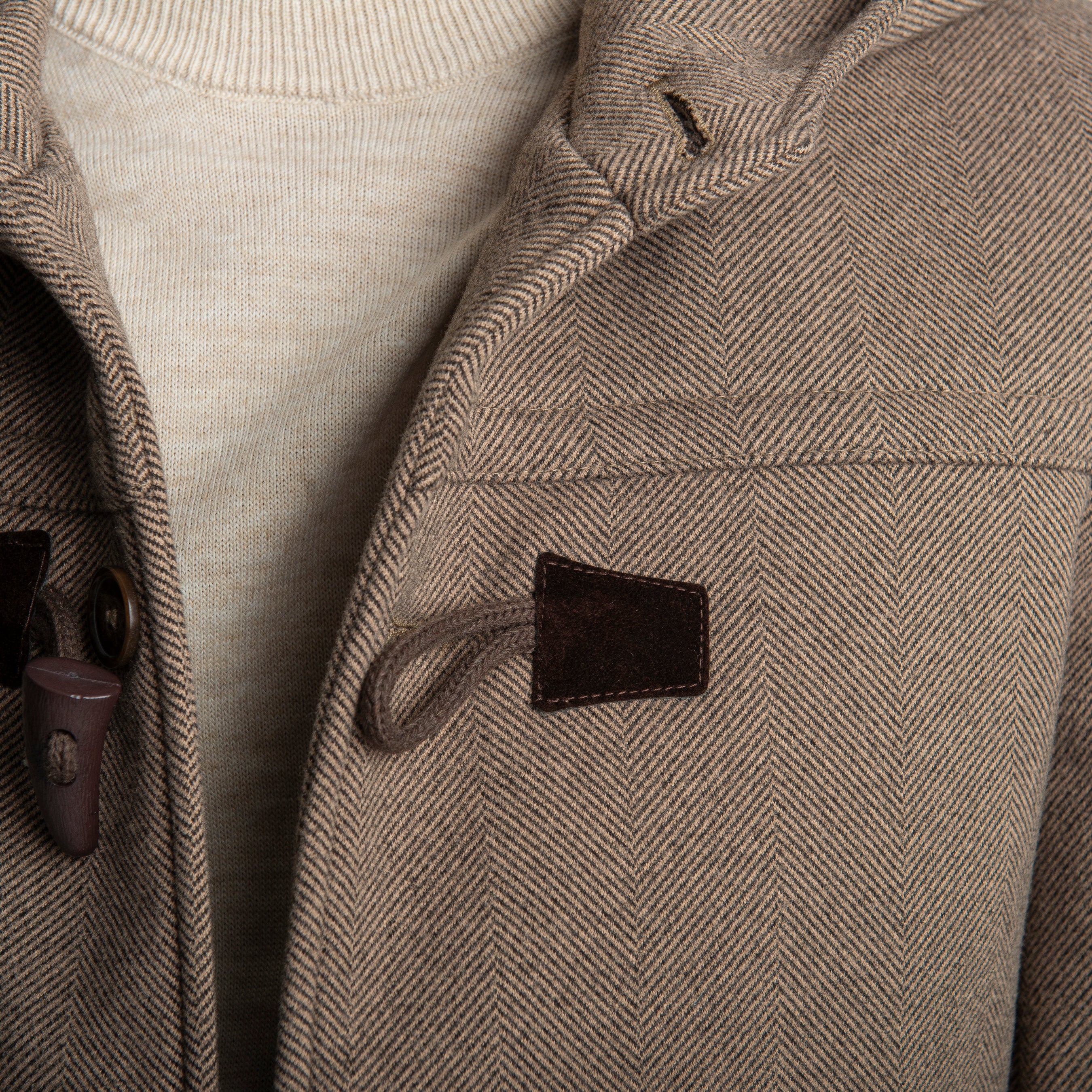 Cappotto Montgomery Spigato Fango