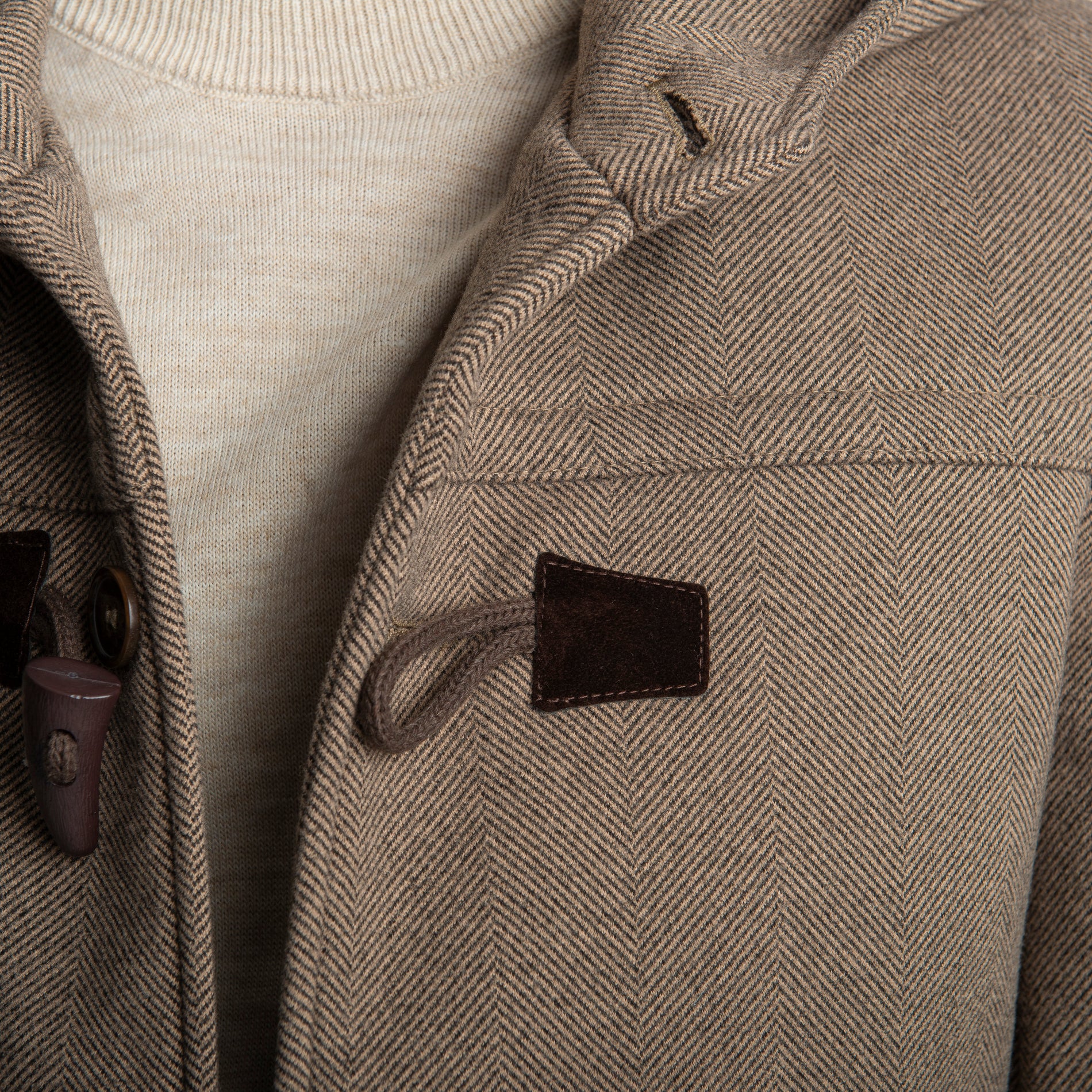 Cappotto Montgomery Spigato Fango