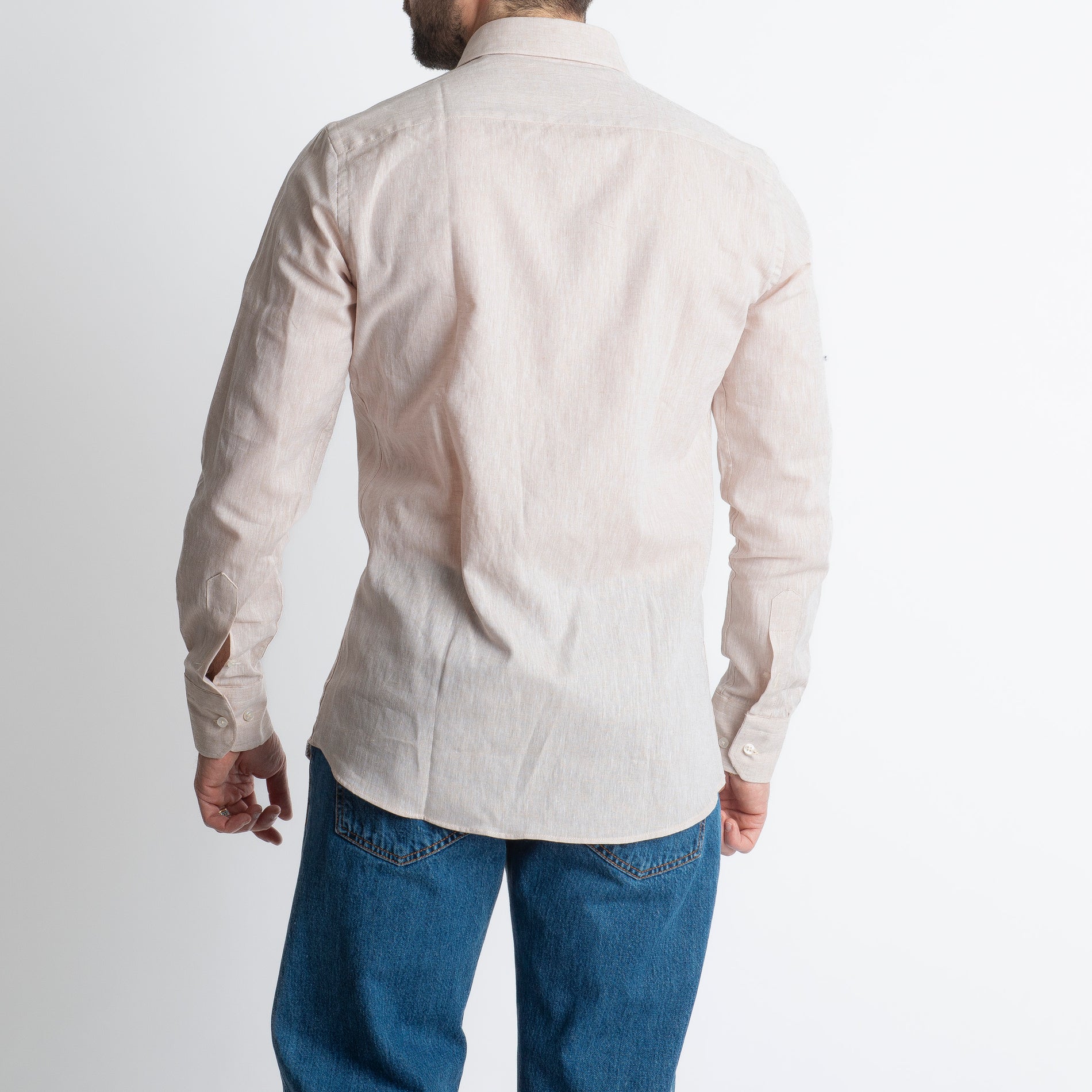 Camicia in Lino Beige