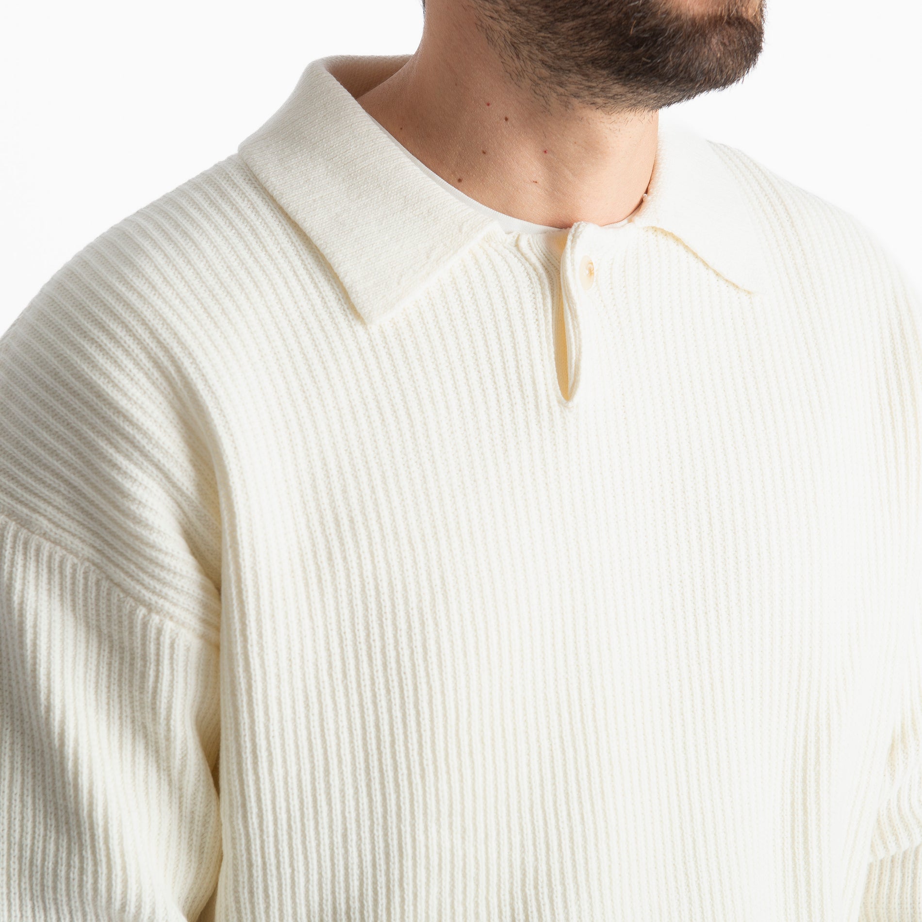 Polo Relax-Fit W8611 Panna