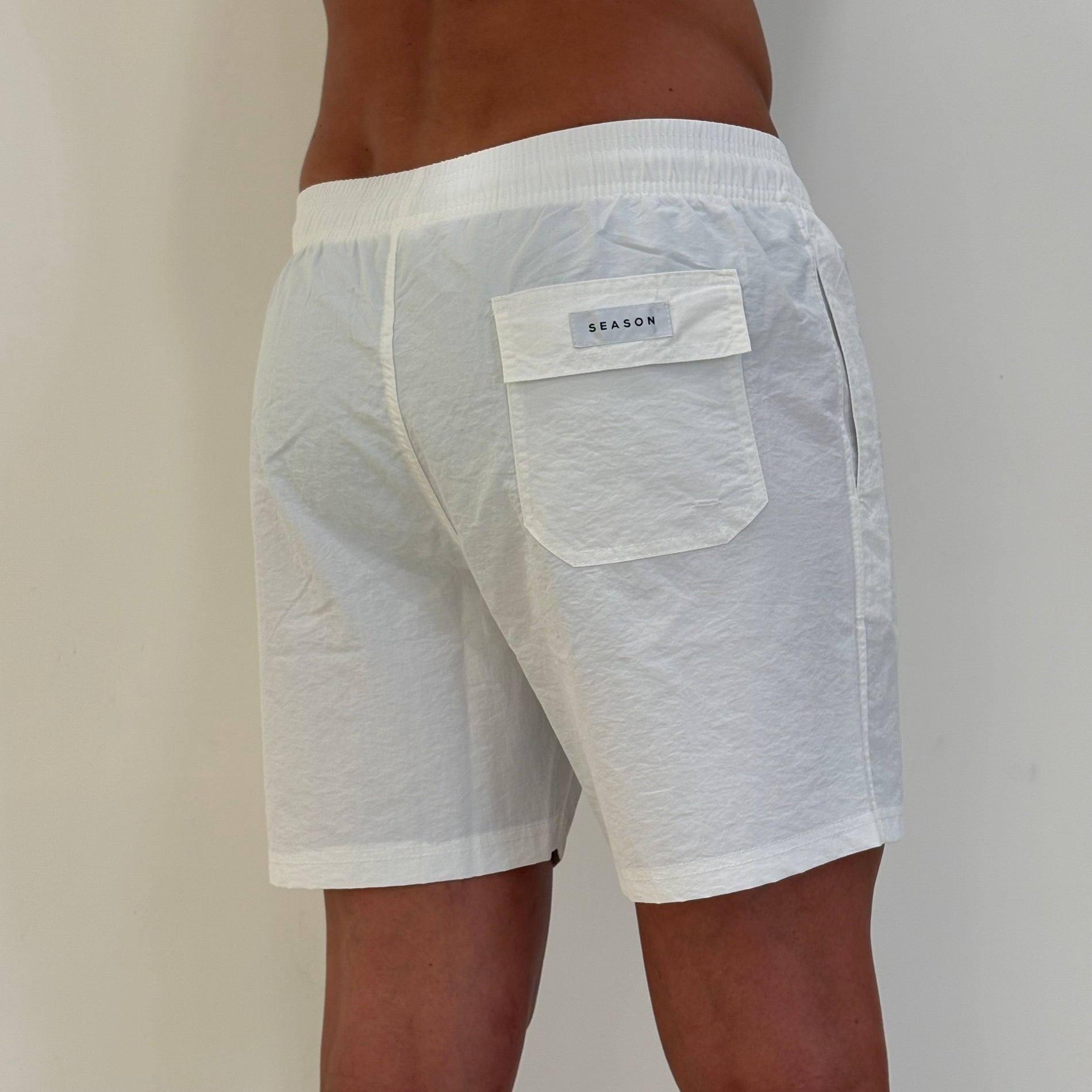 Costume Mare Tinta Unita Bianco