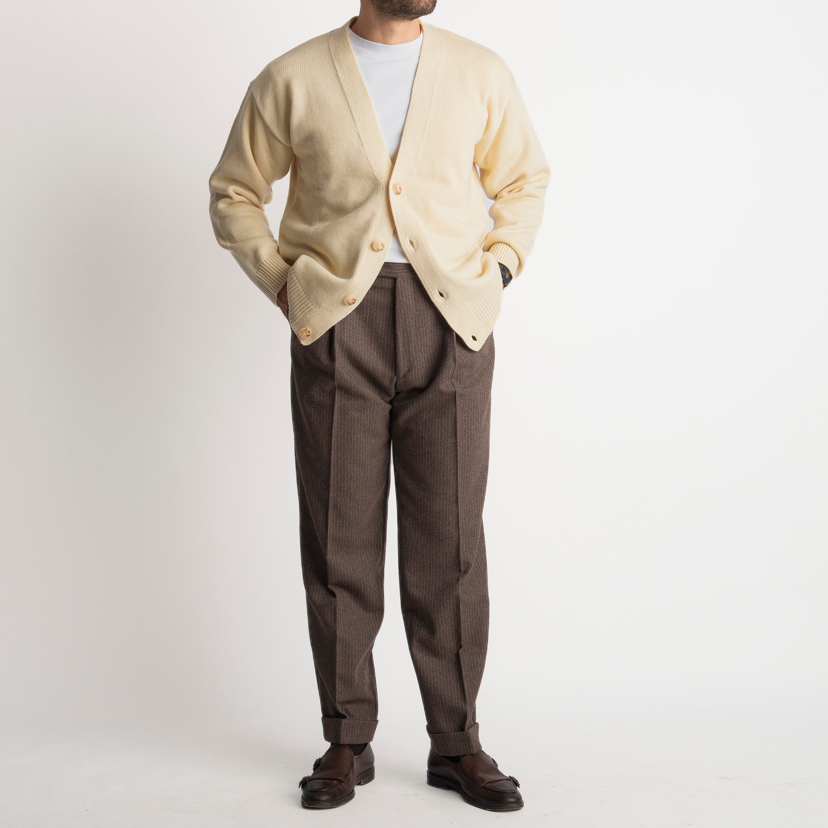 Pantalone Mecenate TO8033 in Lana Testa di Moro