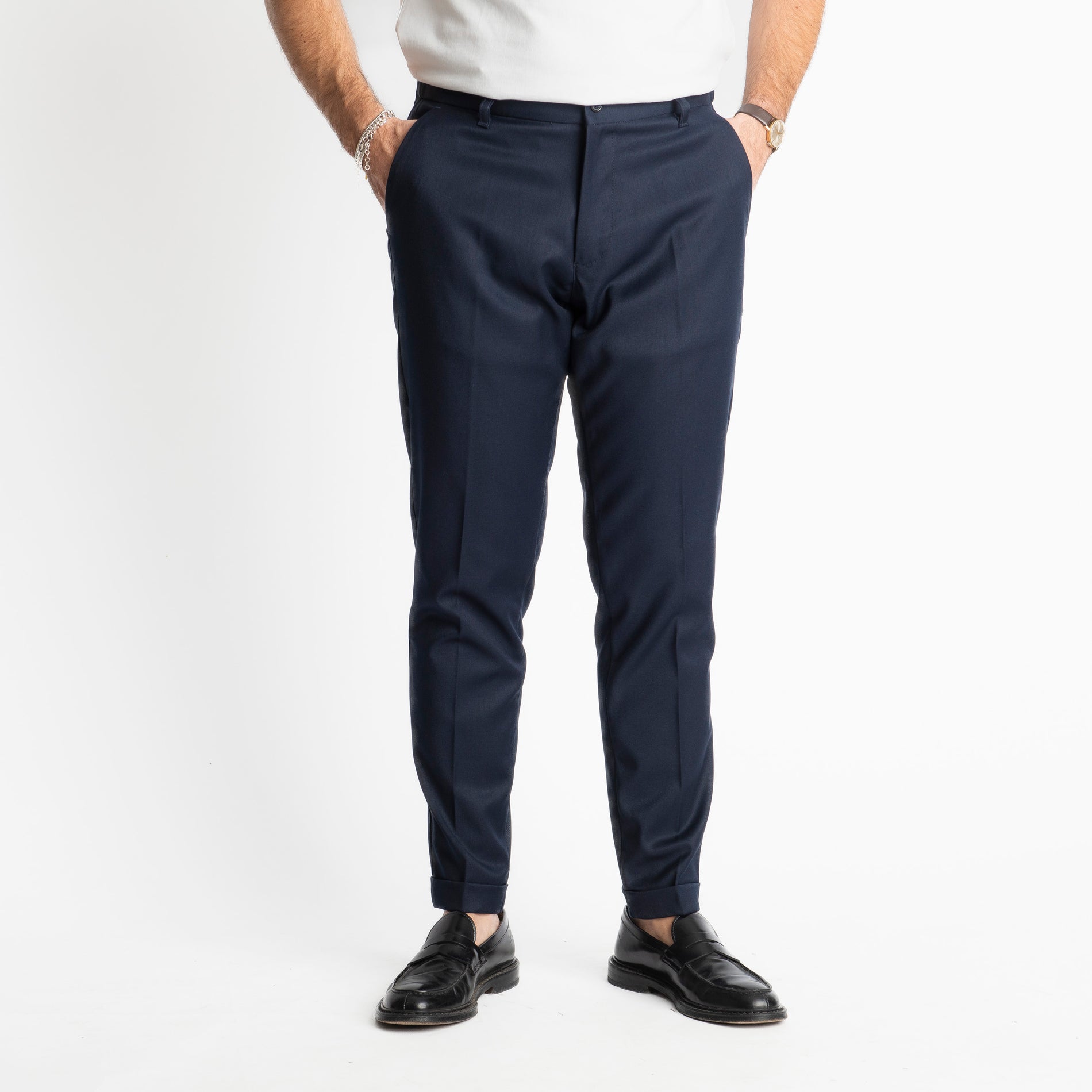 Pantalone Tennese Mezza Molla TO8007 Blu