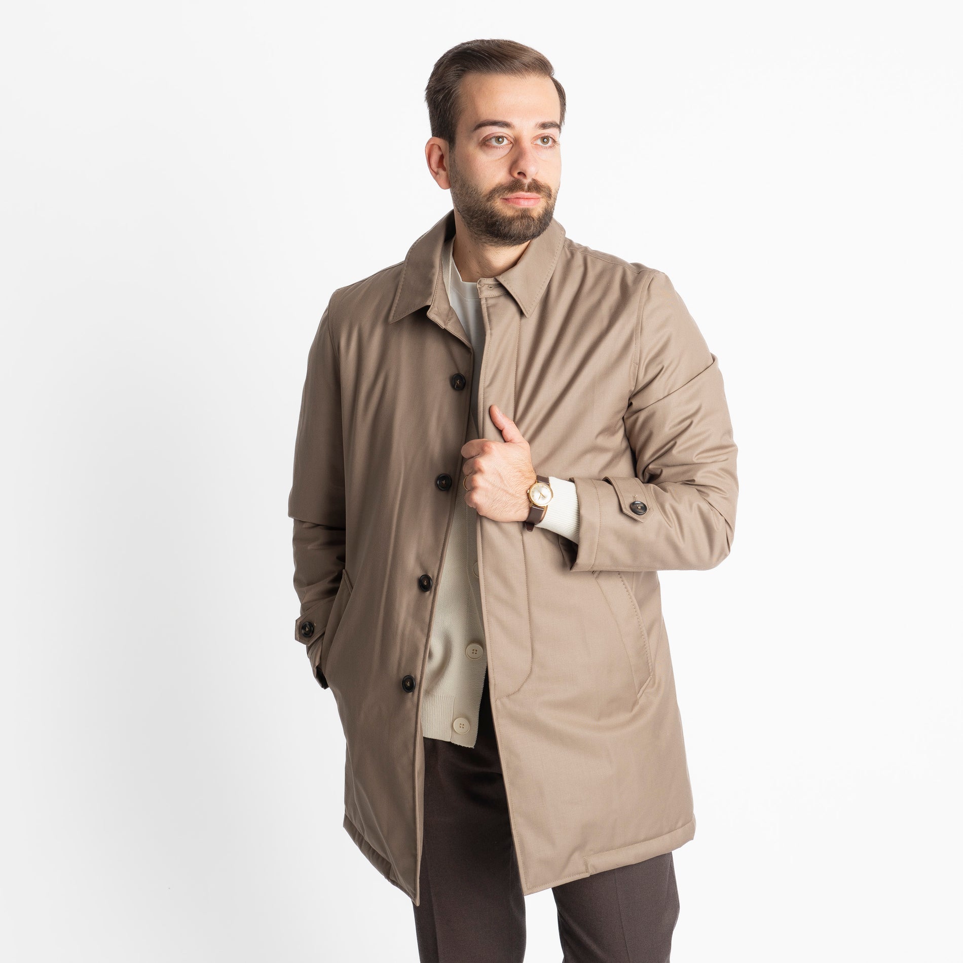 Trench MO3632 Beige