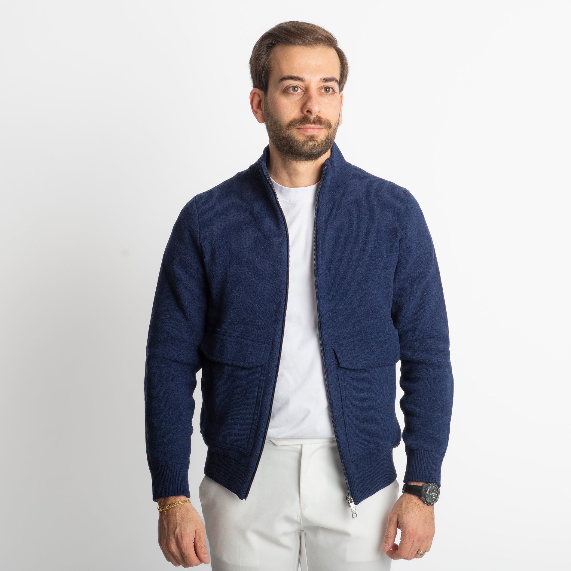 Maglia Giubbotto 754192 Blu