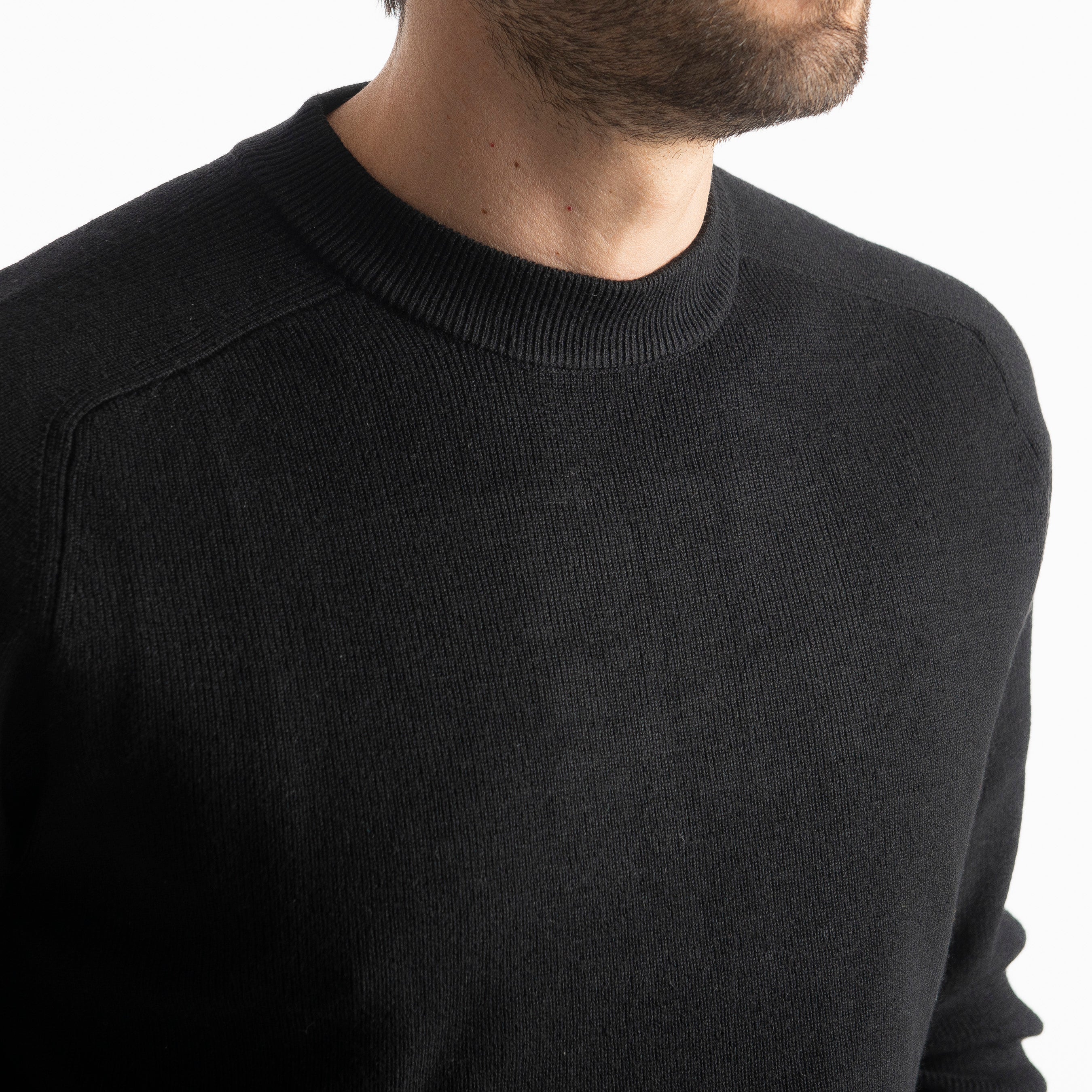 Maglioncino X875 A Costine Nero