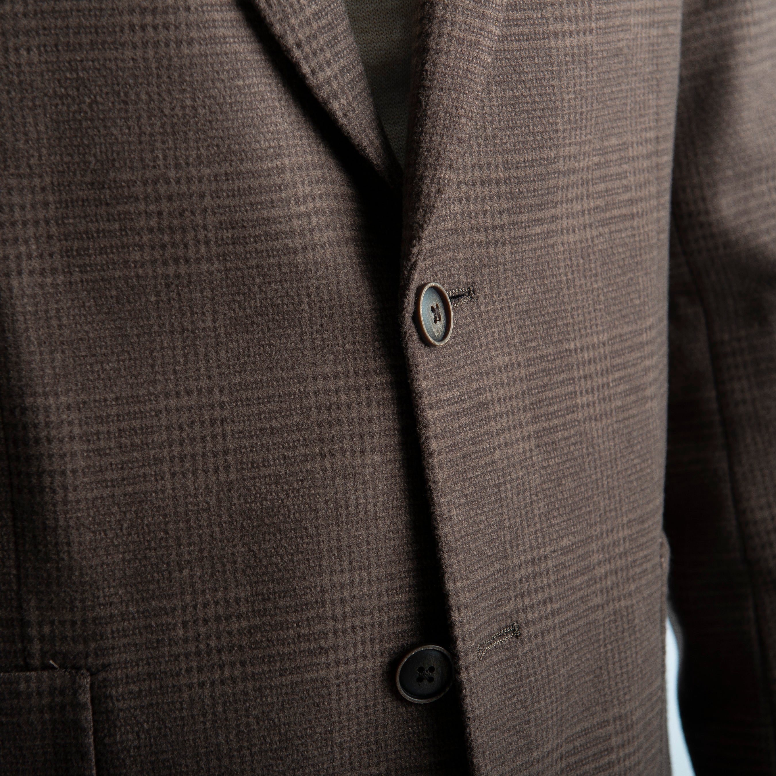 Giacca Monopetto Quadri Moro