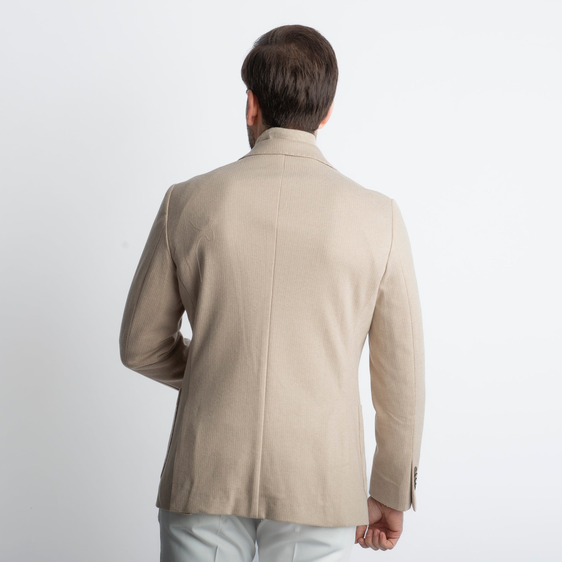 Giacca Monopetto Beige