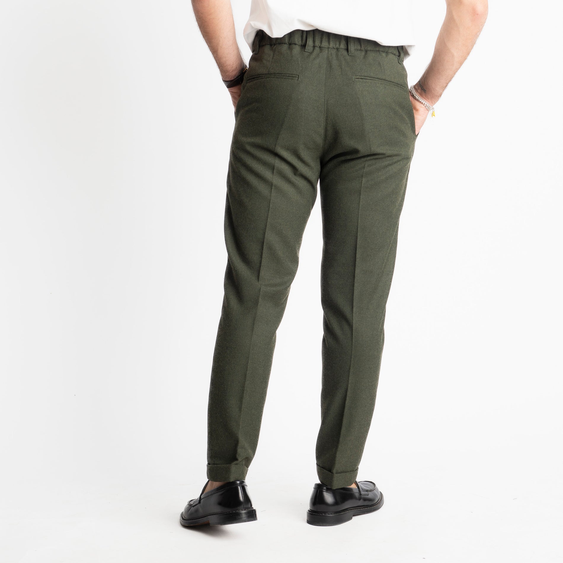 Pantalone Beverly Mezza Molla TO8007 Verde