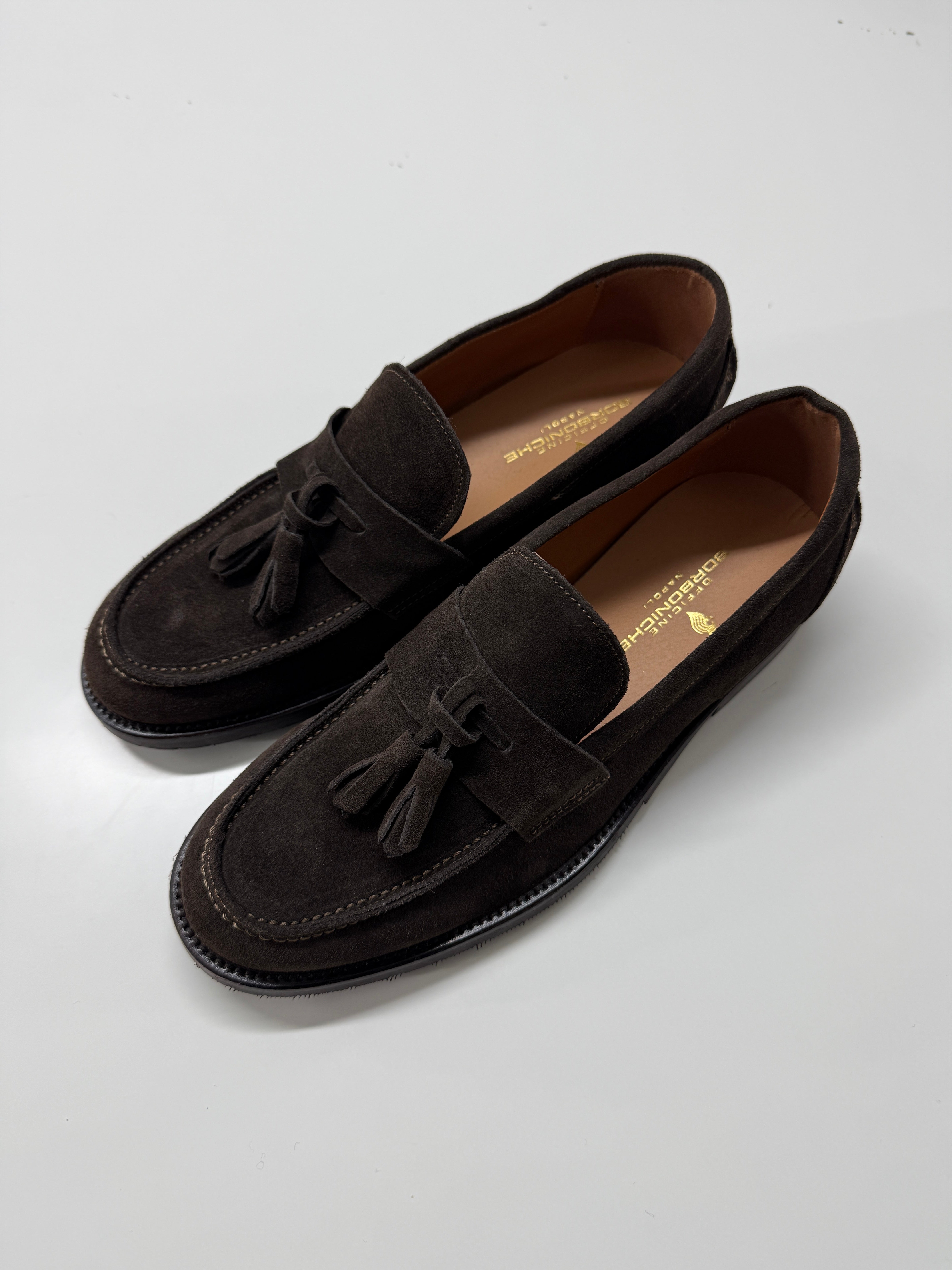 Mocassino Uomo Campanile Scamosciato Moro