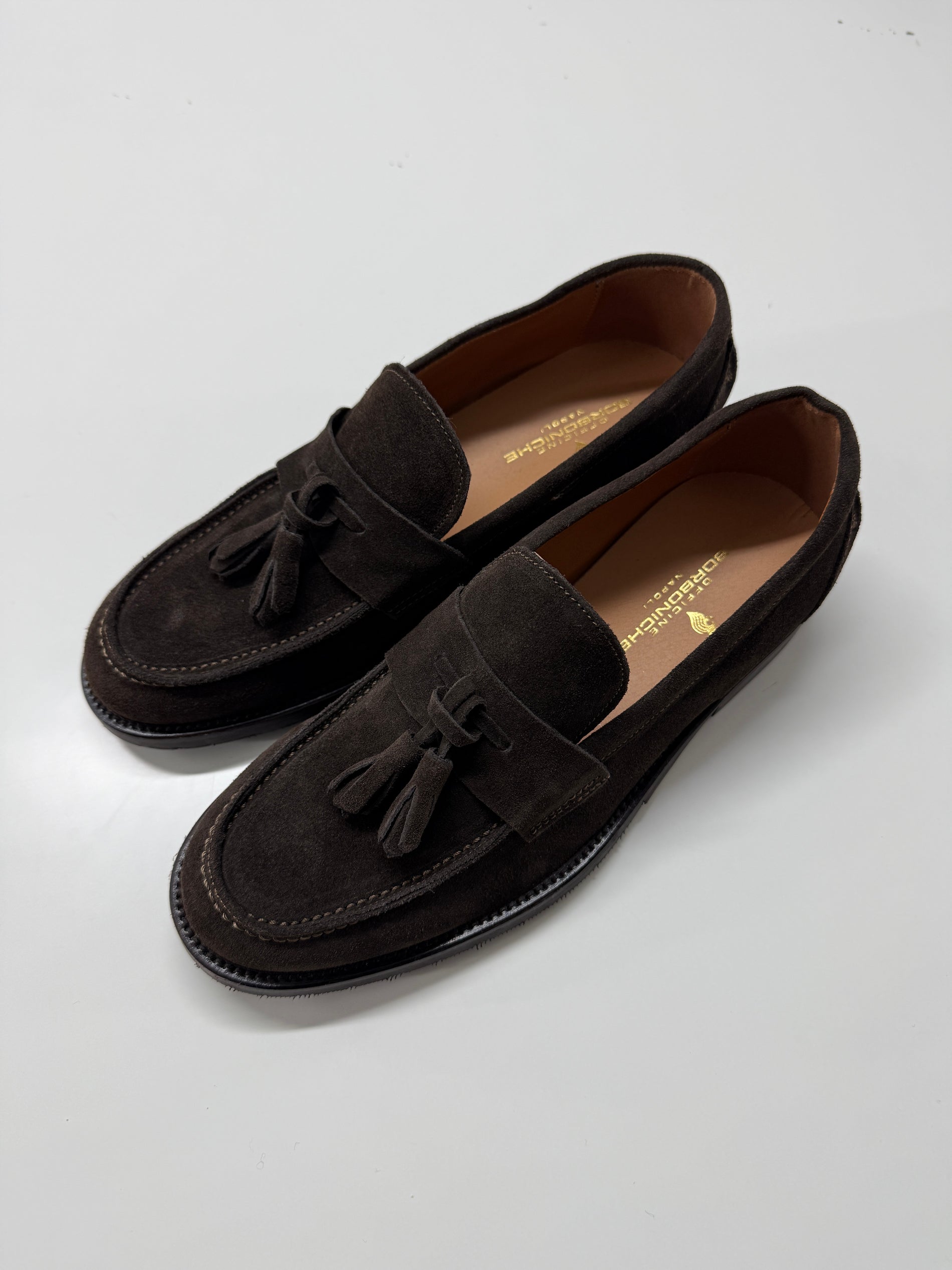 Mocassino Uomo Campanile Scamosciato Moro