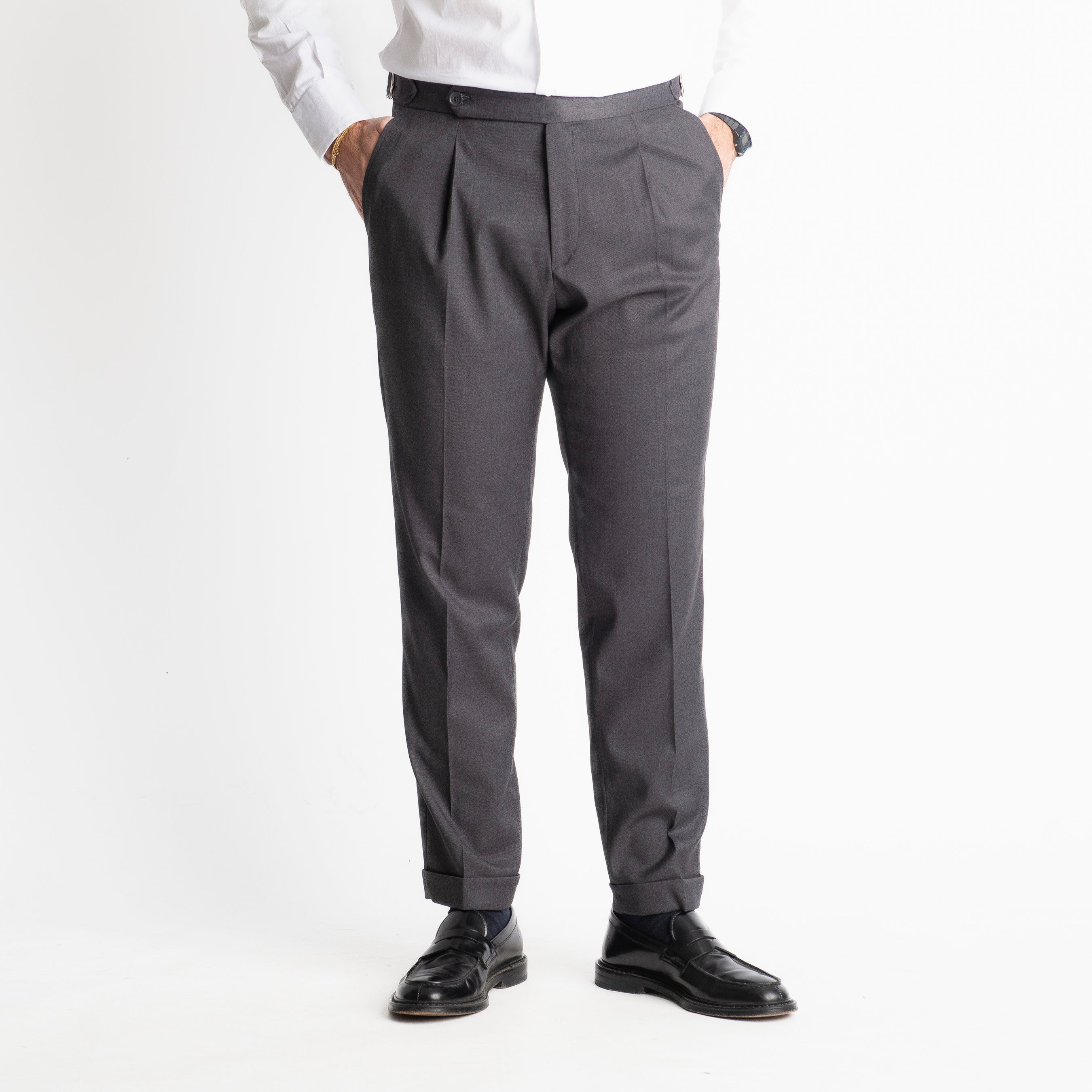 Pantalone Tennesse Doppia Fibbia TO8025 Grigio