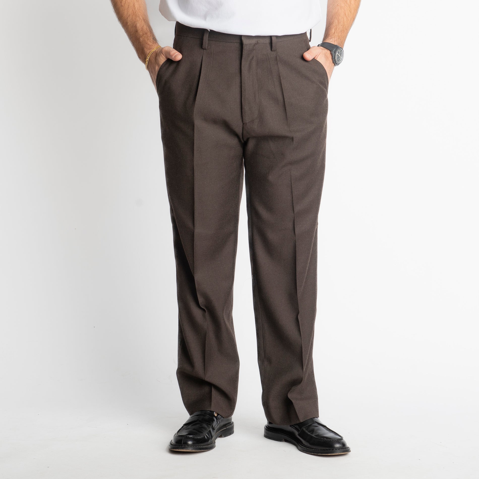 Pantalone Fondo Ampio Beverly TO8015  Moro