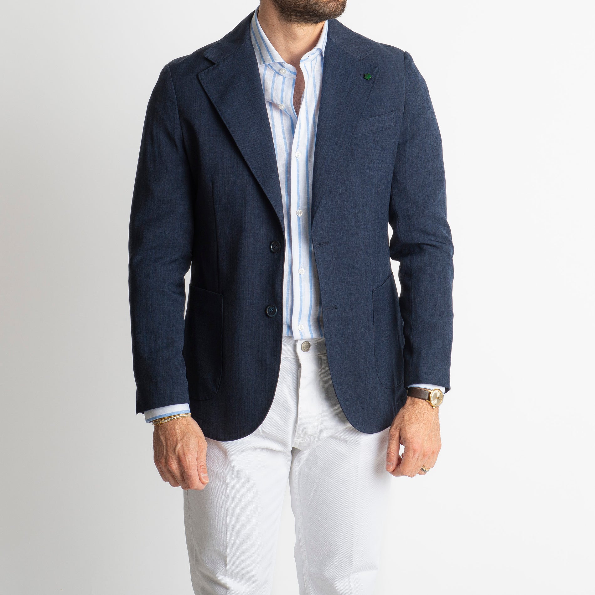 Giacca Capri Monopetto Blu