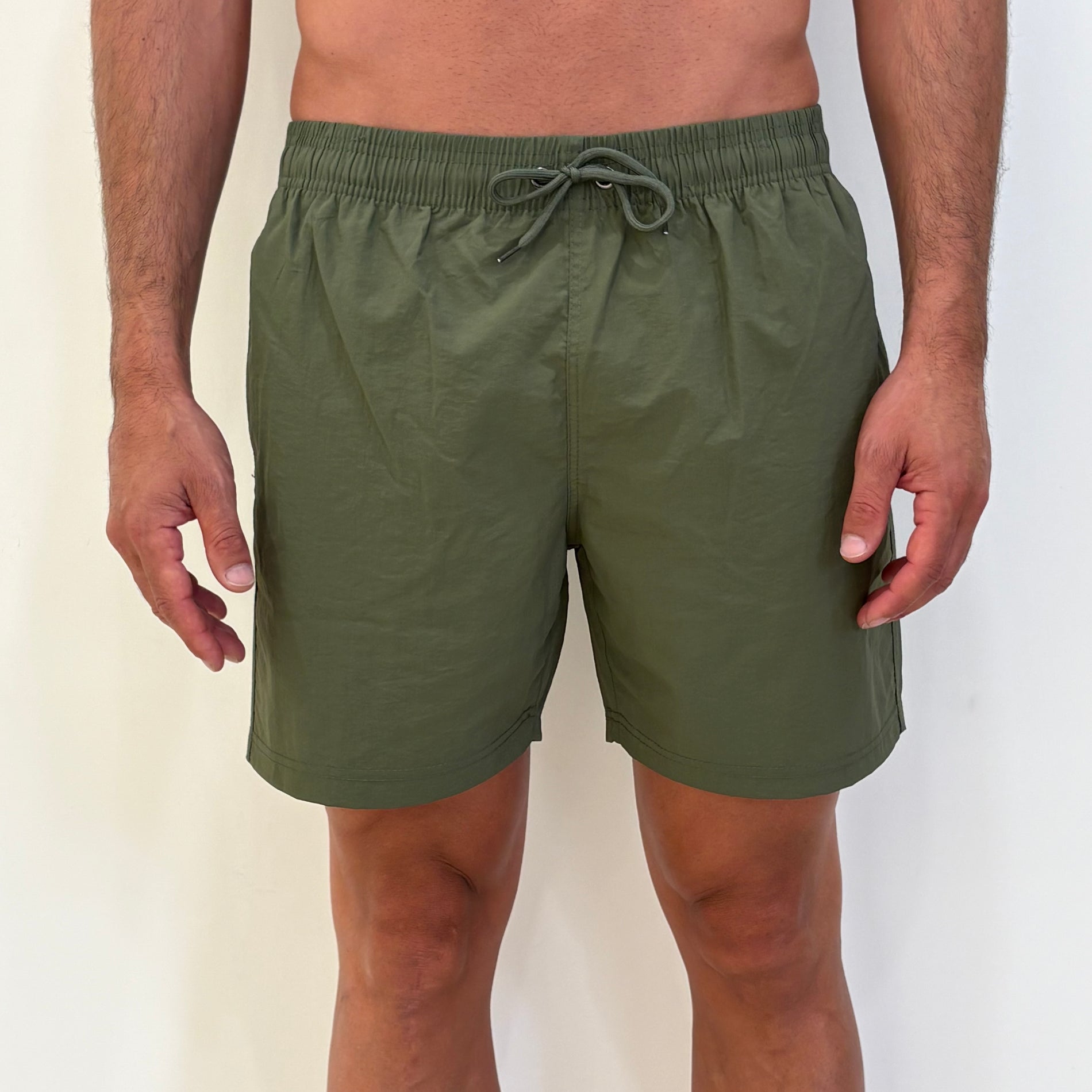 Costume Mare Tinta Unita Verde