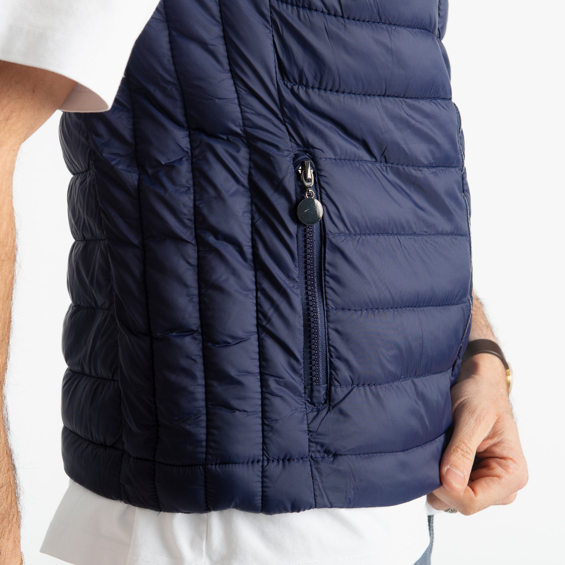 Piumino Smanicato 100 Grammi Blu