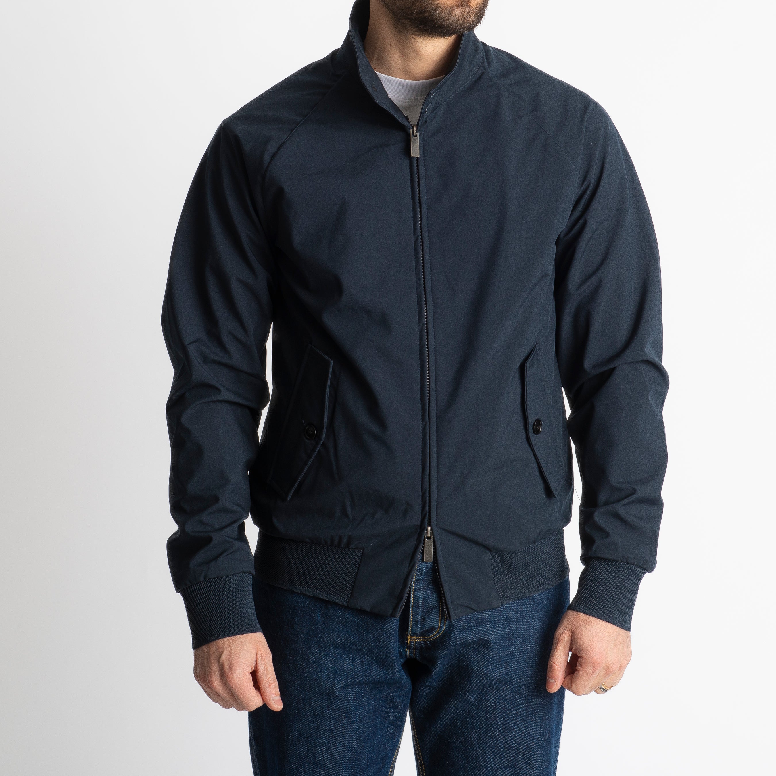 Giubbotto Bomber Tessuto Tecnico Blu