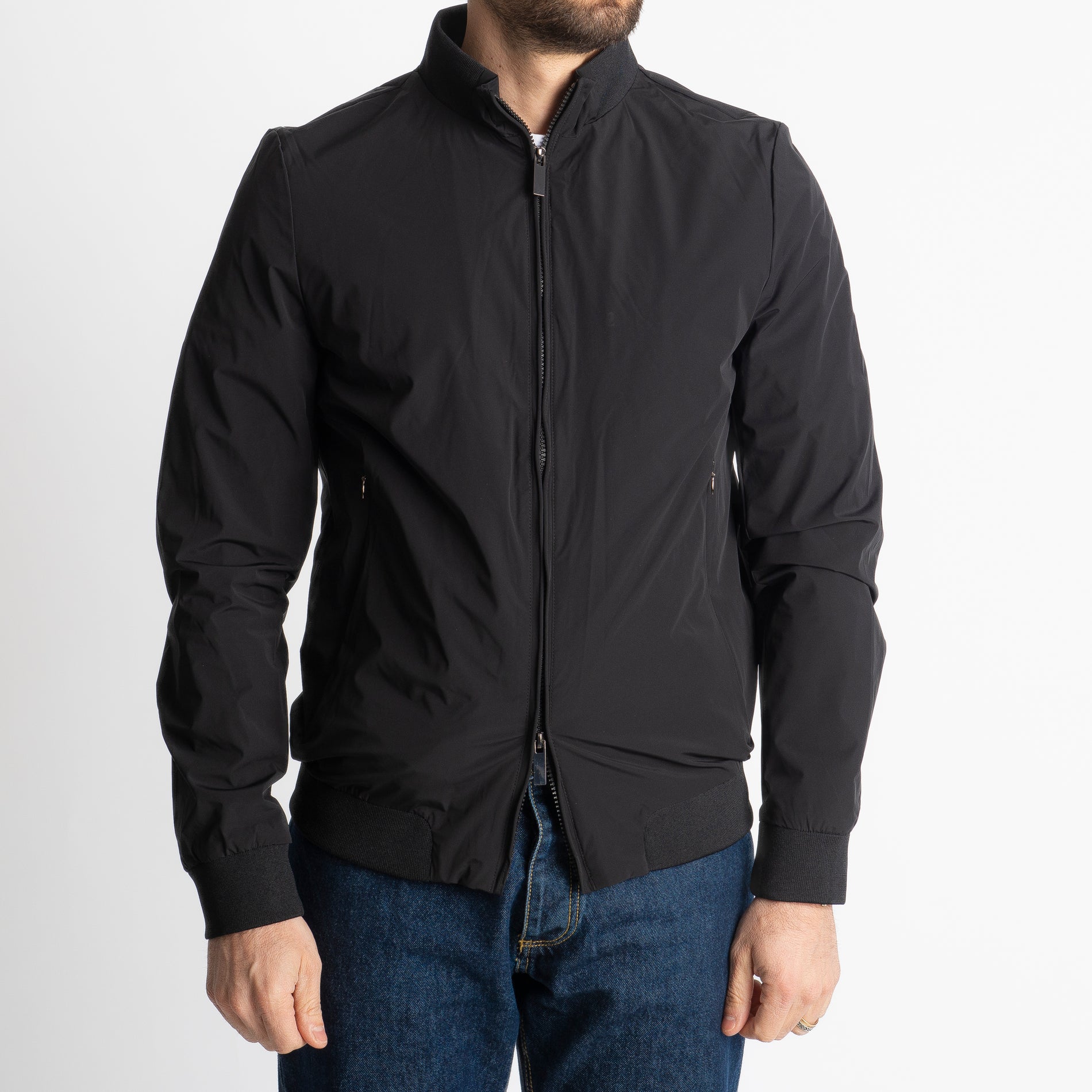 Giubbotto Uomo No Stiro Nero