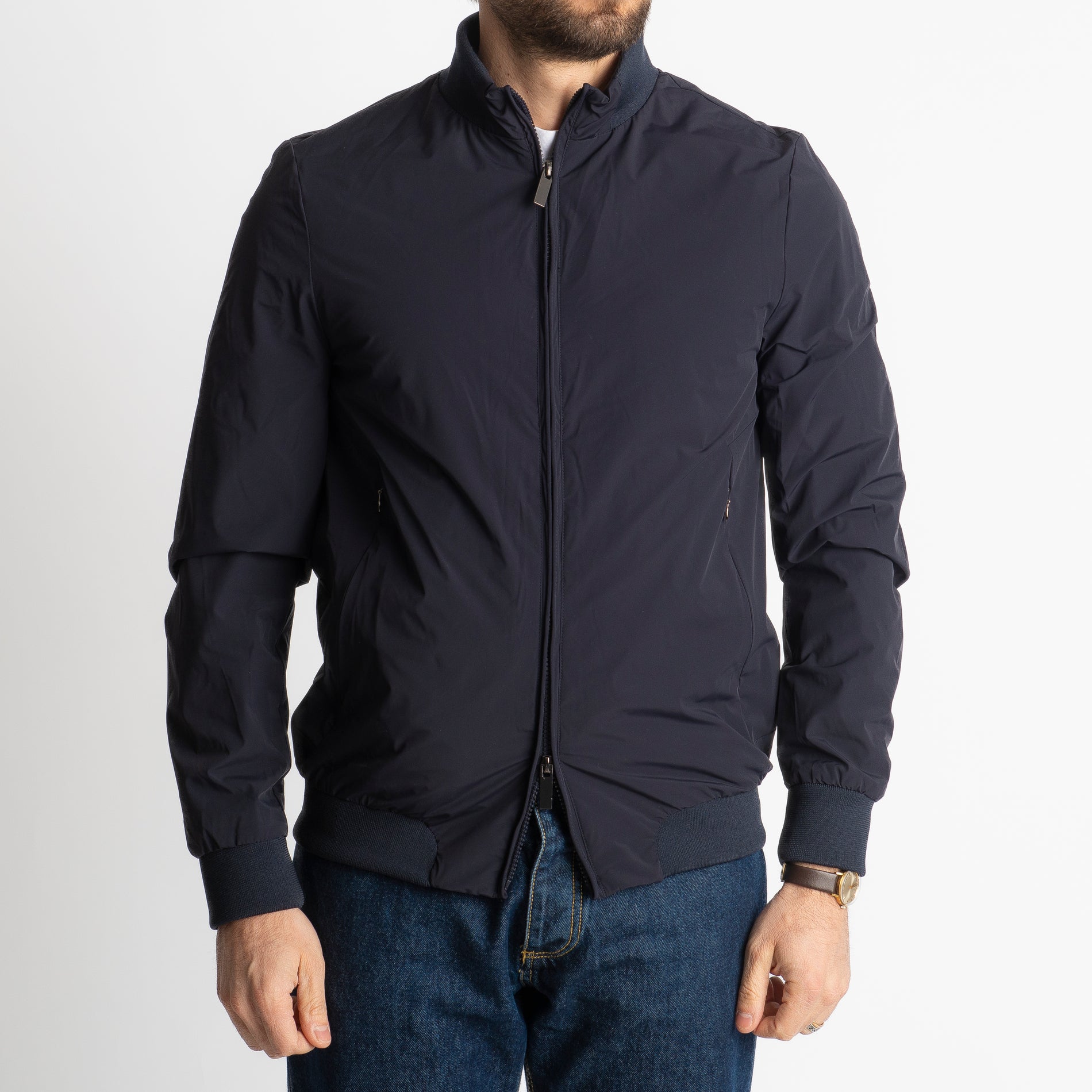 Giubbotto Uomo No Stiro Blu