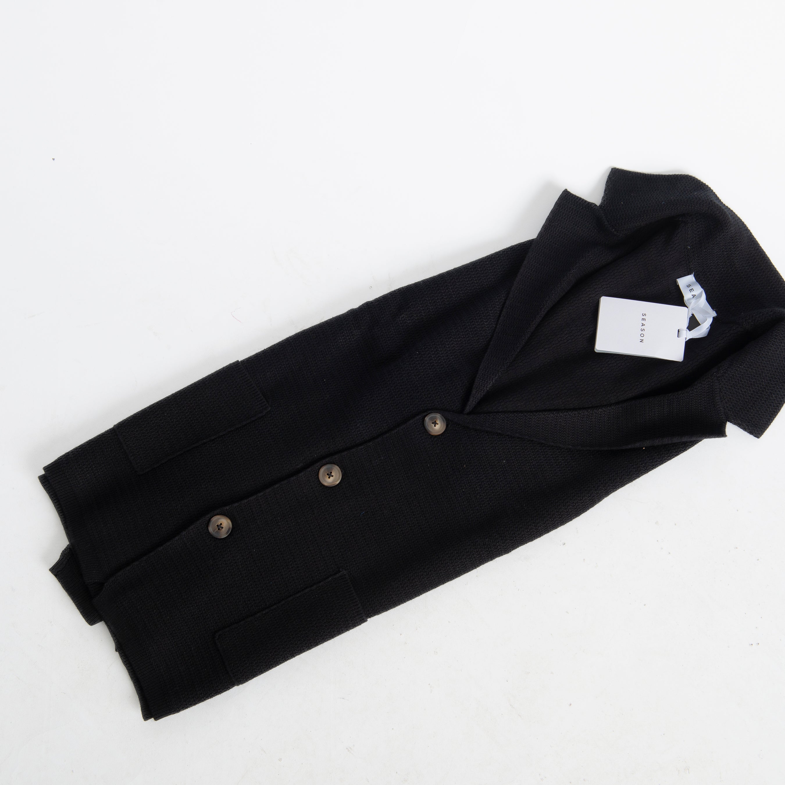 Giacca In Maglia Nero