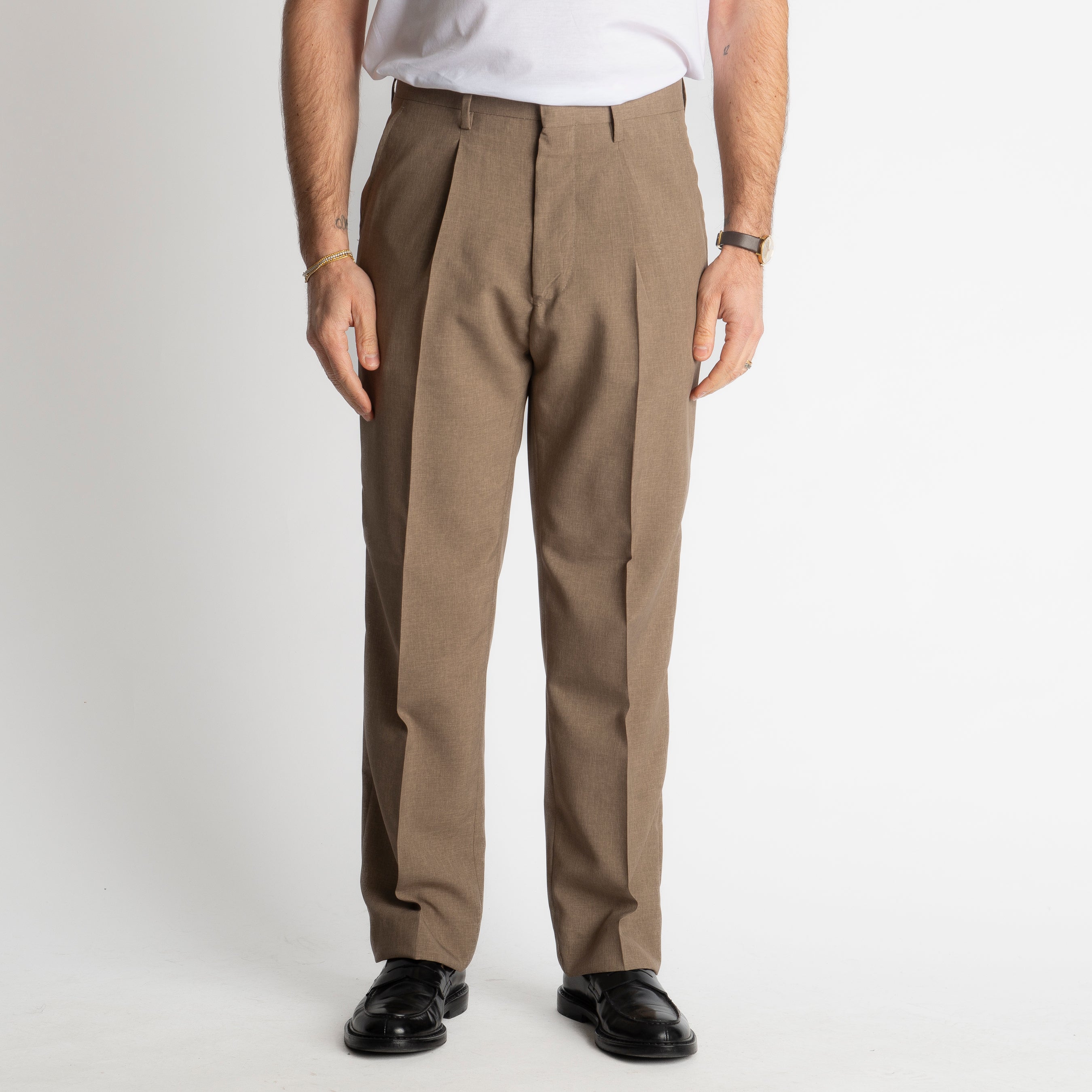 Pantalone Fondo Ampio Tasmania TO8015 Fango