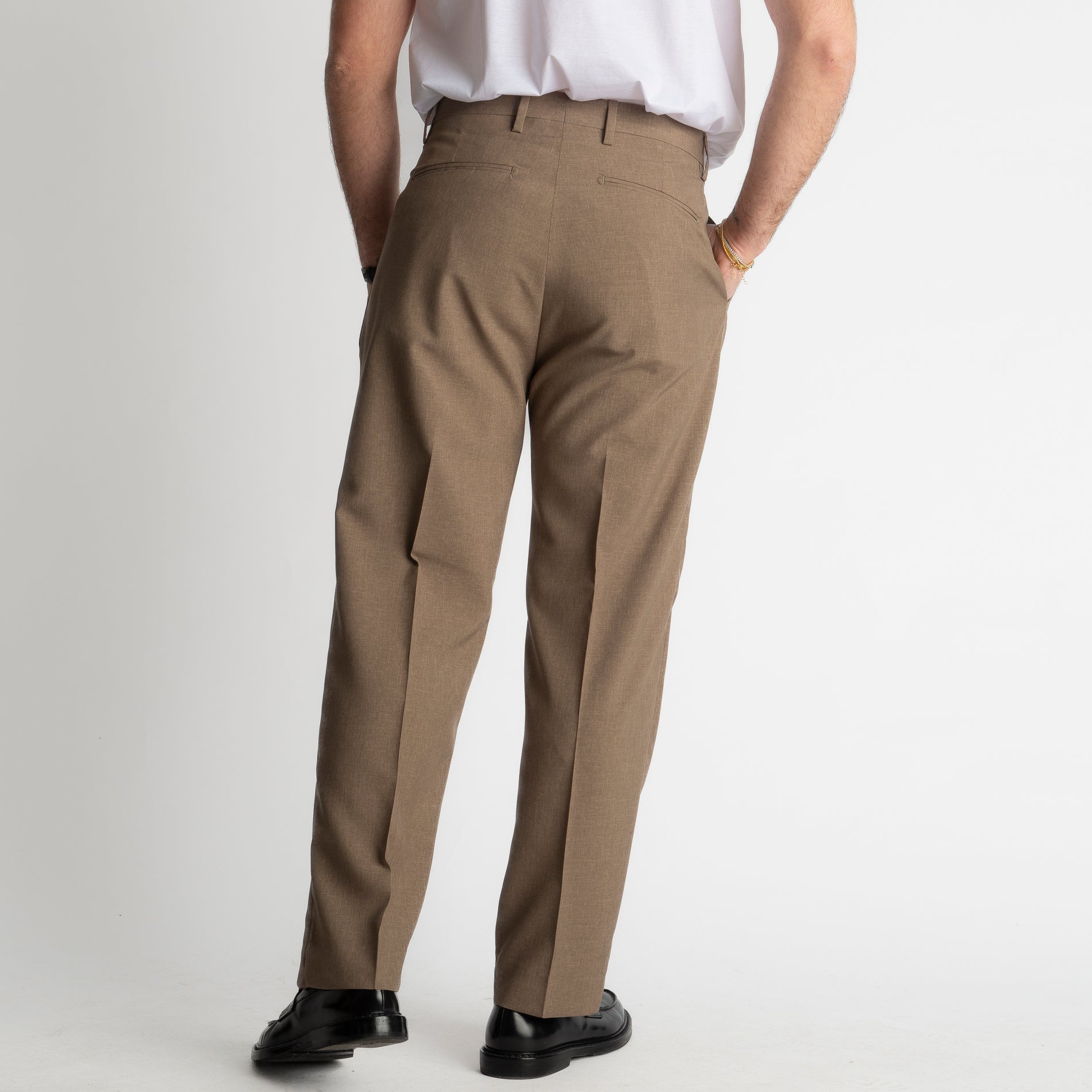 Pantalone Fondo Ampio Tasmania TO8015 Fango